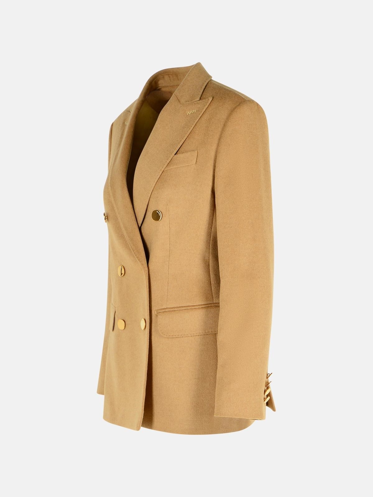 'PESCHE' BEIGE CAMEL BLAZER - 2