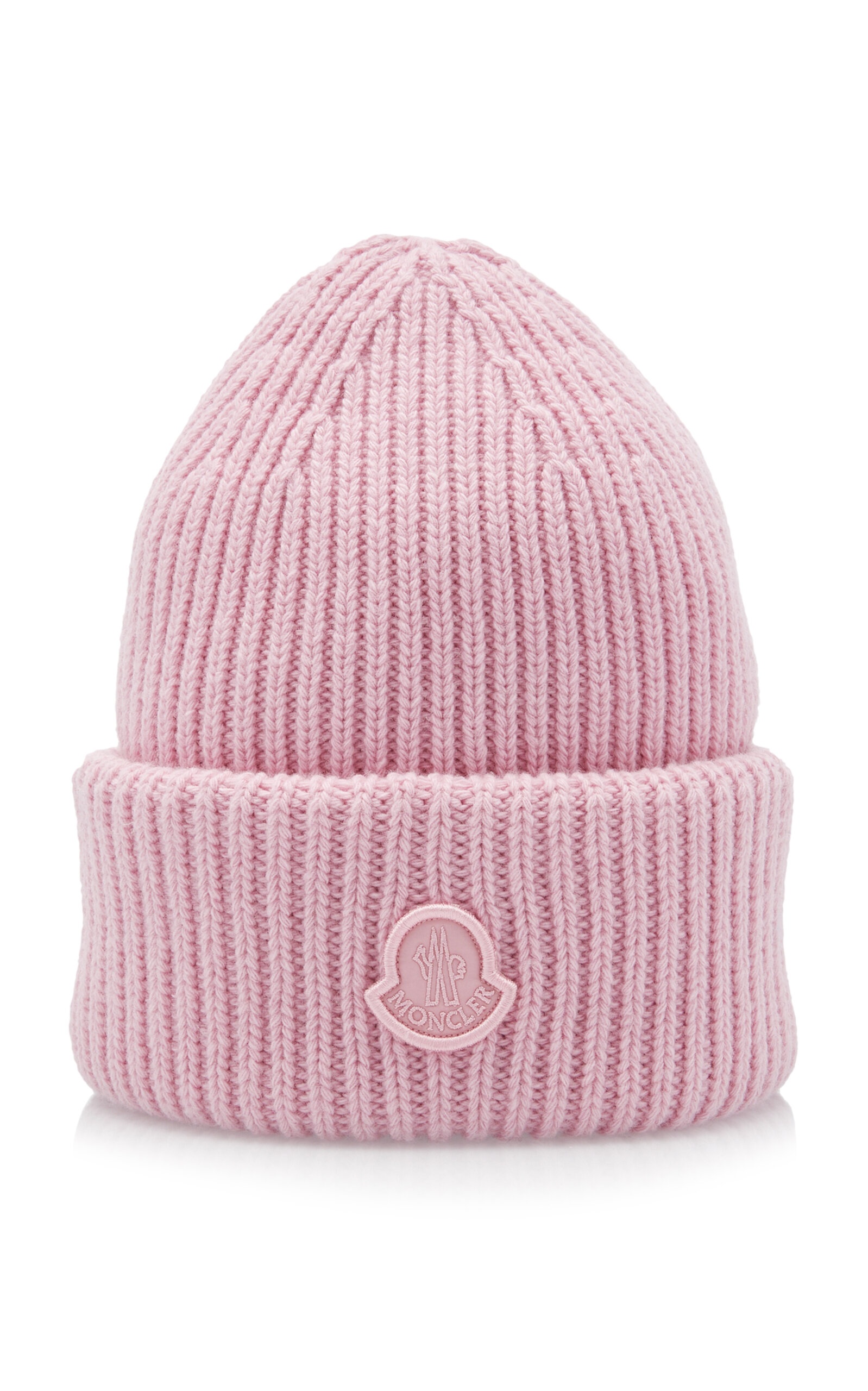 Ribbed-Knit Beanie pink - 1