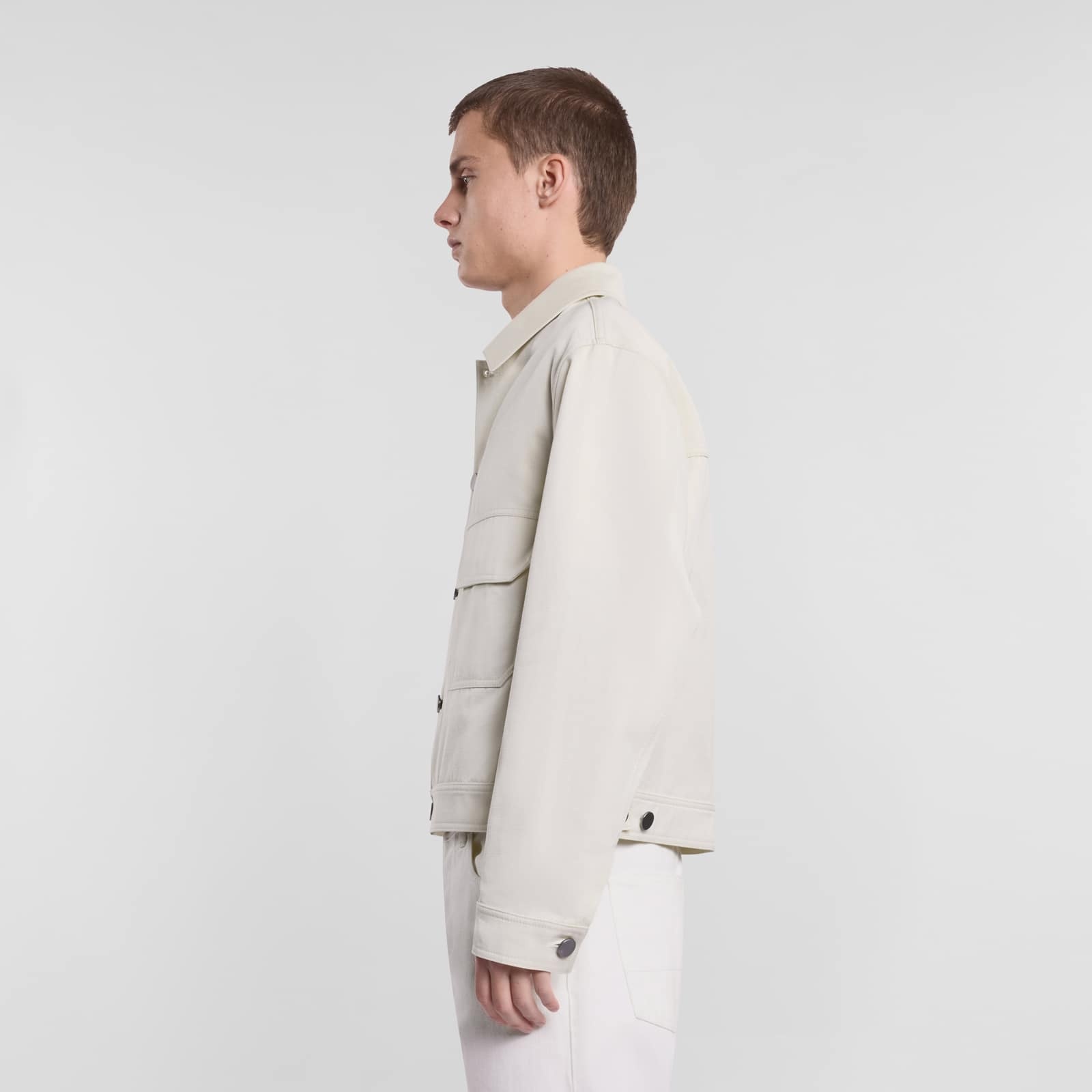 Shirt Jacket in cotton twill - 6
