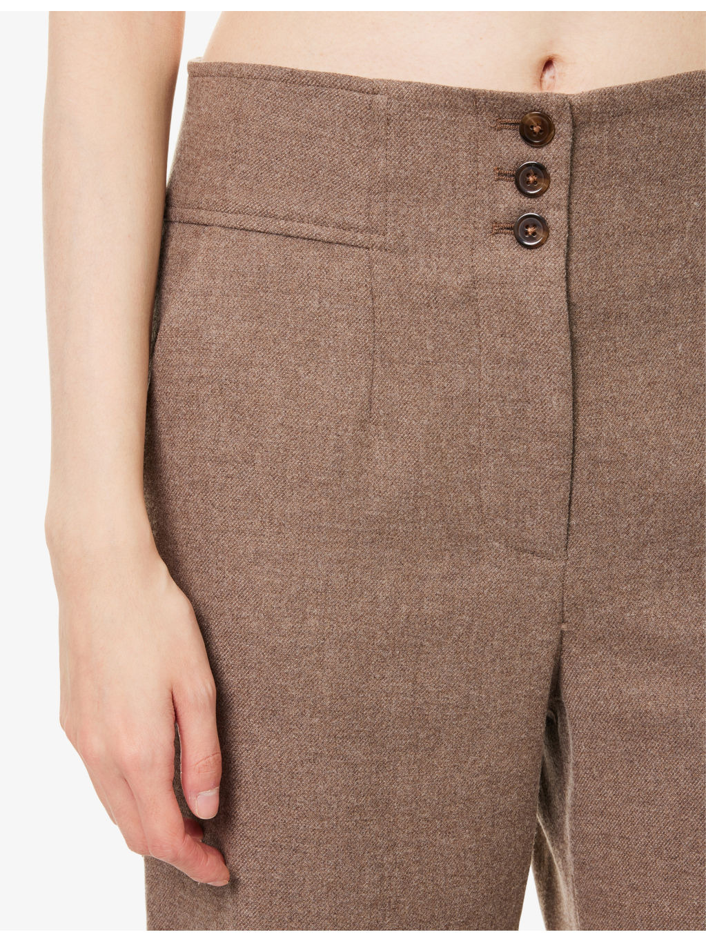 Giovanna Wide-Leg Stretch-Woven Trousers - 5