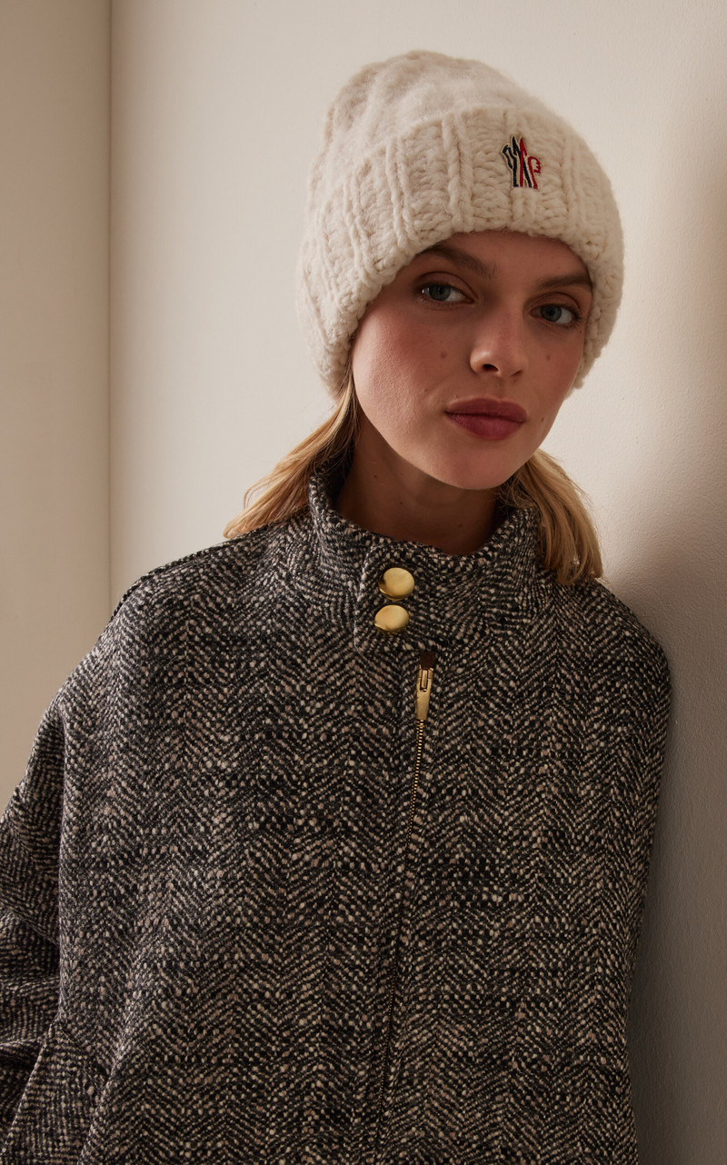 Moncler Grenoble Wool Beanie white outlook