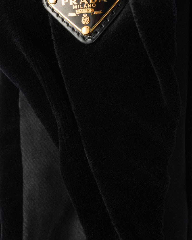 Prada Velvet headband outlook