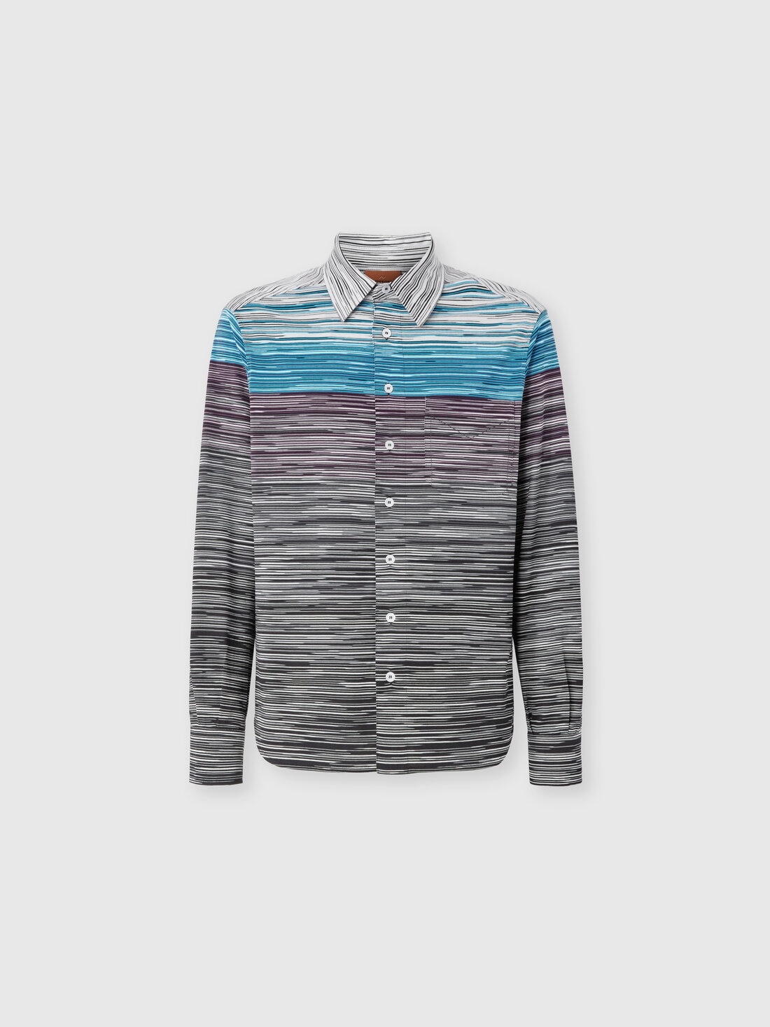 Slub cotton jersey shirt - 1