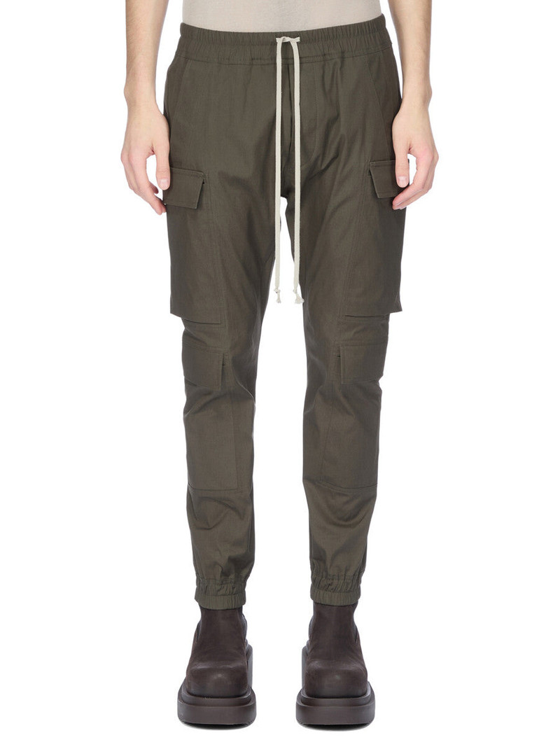 drawstring cargo trousers - 1