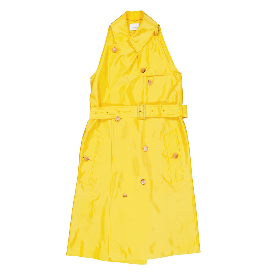 Burberry Sleeveless Satin Trench Dress - 2