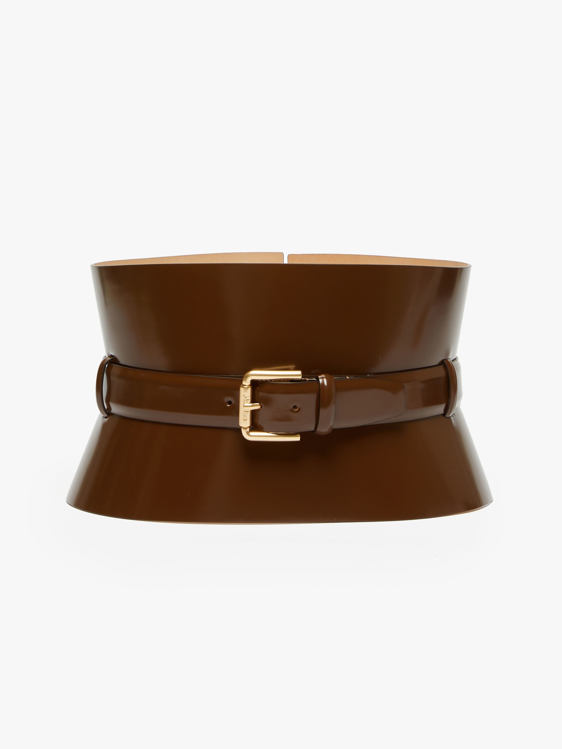 BUSTIER175 Leather bustier belt - 1