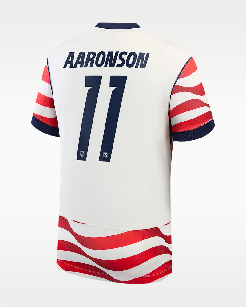 Brenden Aaronson USMNT 2026 Stadium Home Men's Nike Dri-FIT Soccer Jersey 1