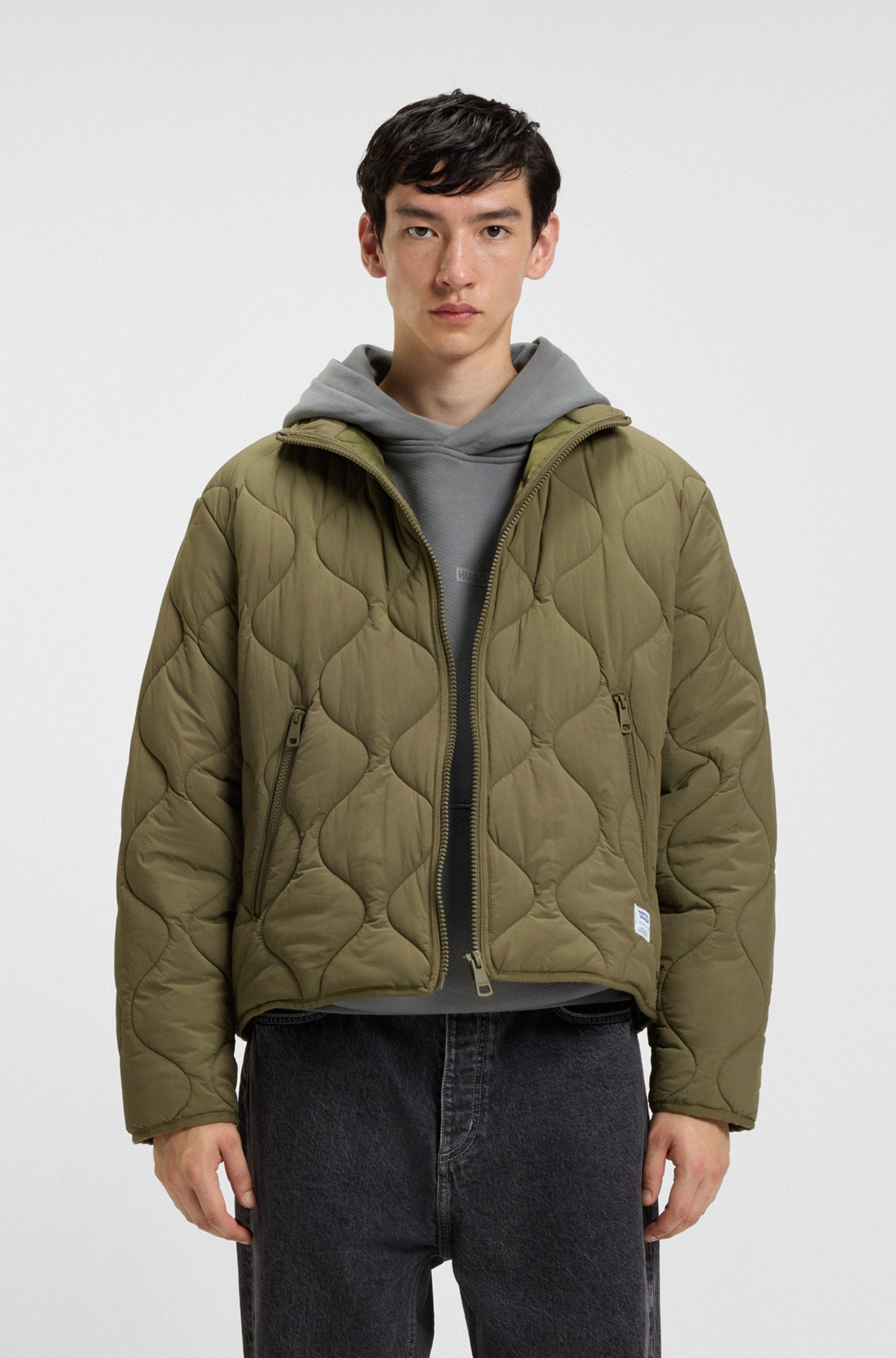 WATER-REPELLENT JACKET WITH ONION QUILTING - 2