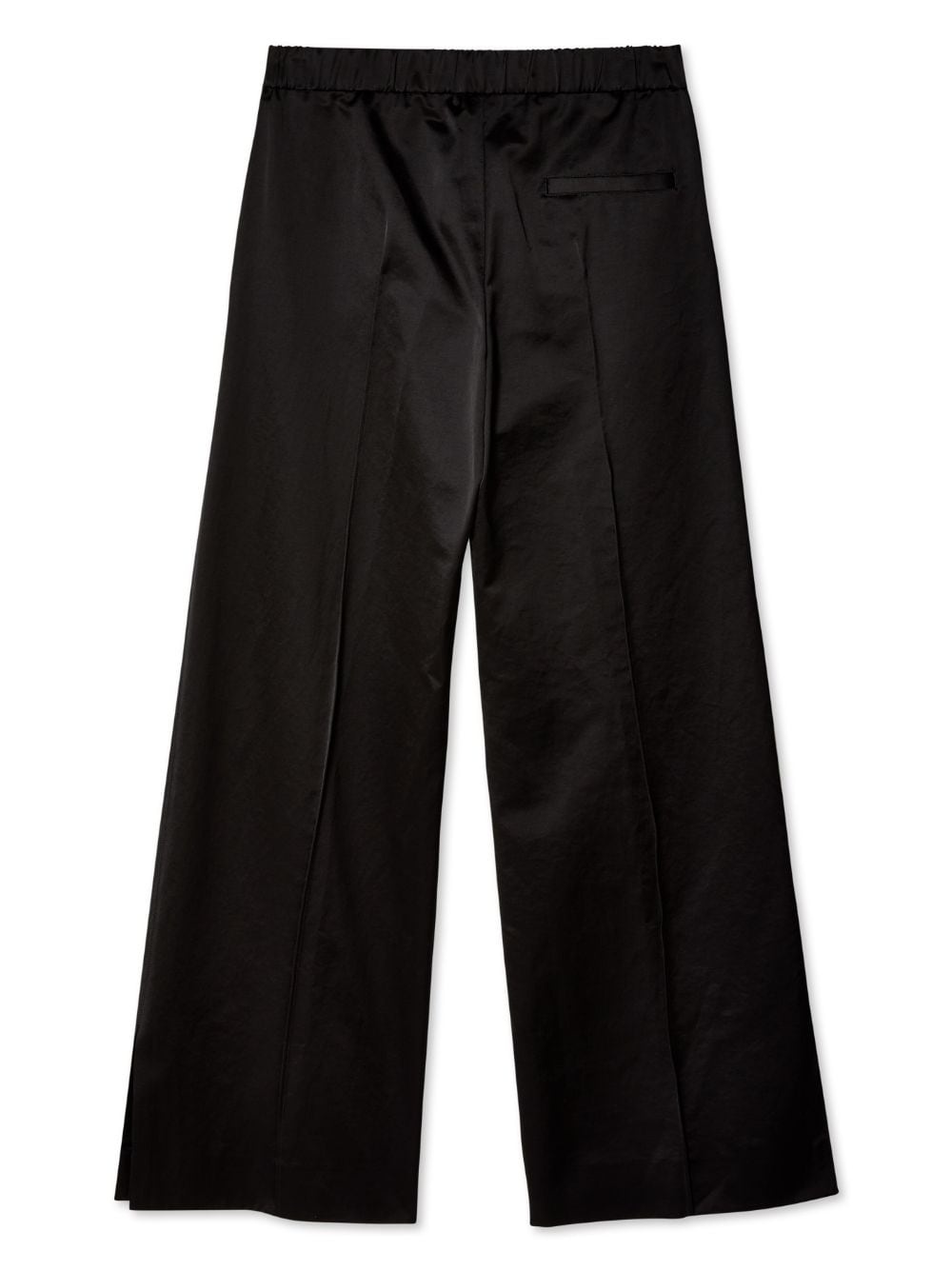 pressed-crease cotton trousers - 2