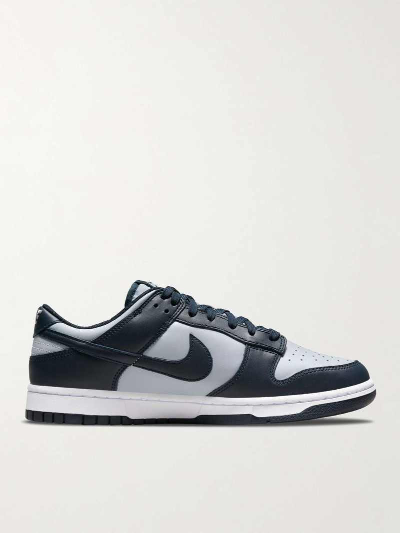 Dunk Low Retro 가죽 운동화 - 1