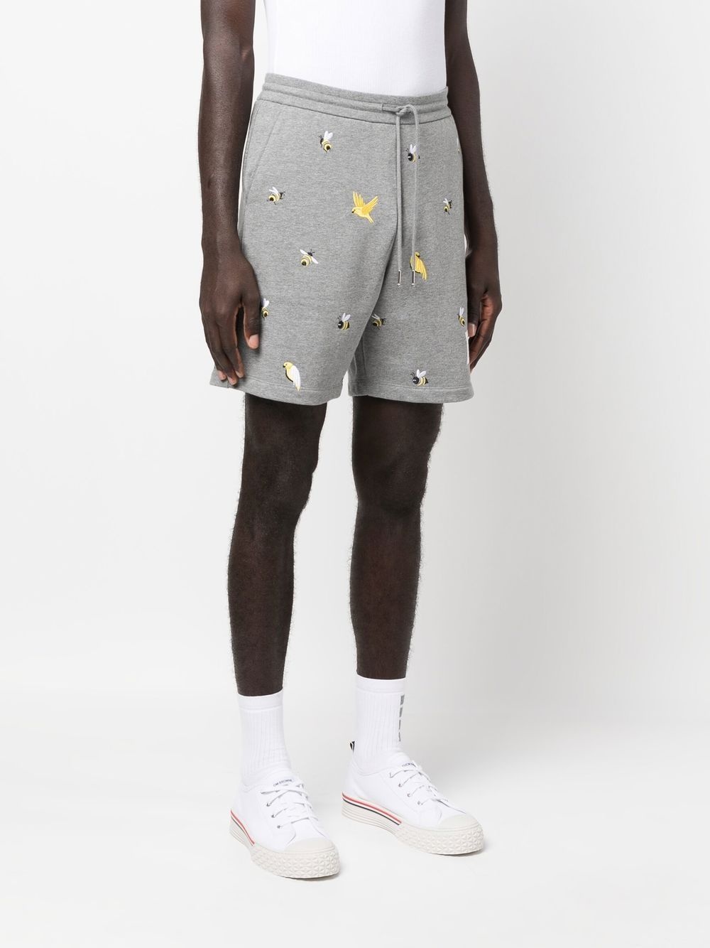 cartoon-print shorts - 3