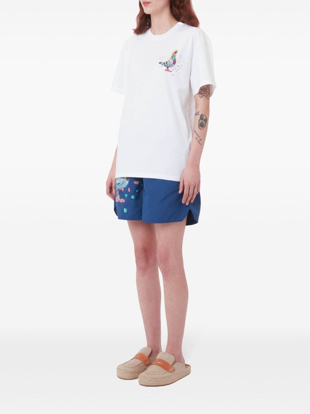Pigeon organic-cotton T-shirt - 3