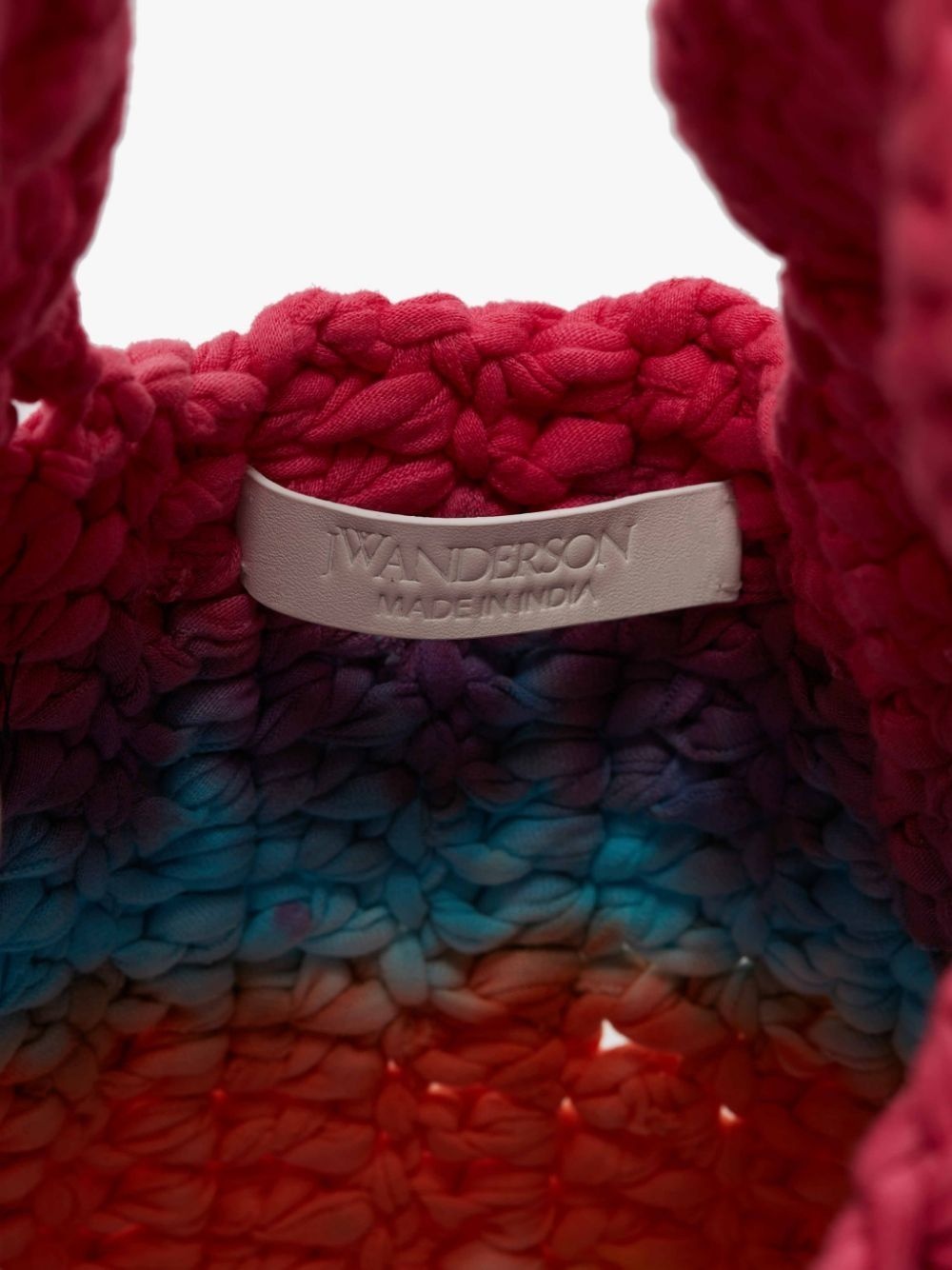 striped knitted shopper - 5