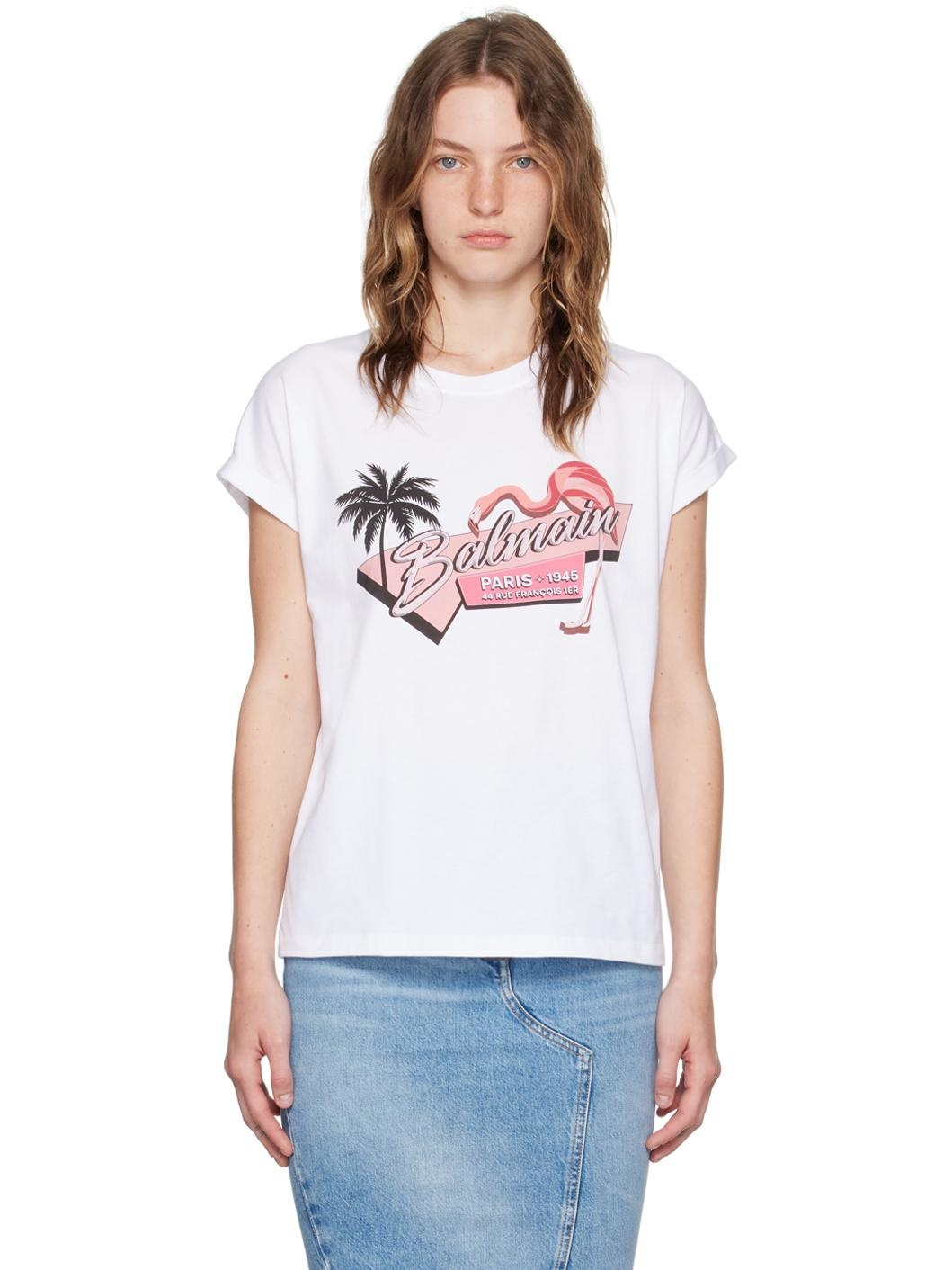 White Flamingo T-Shirt - 1