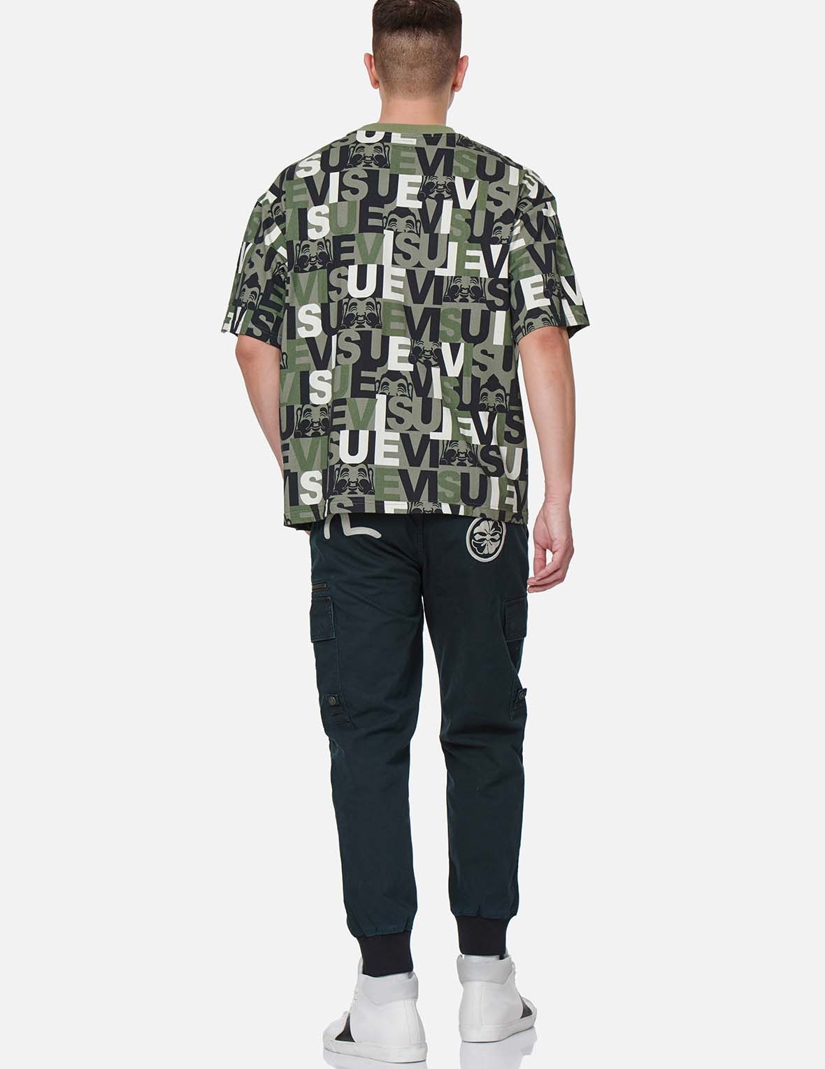 FABRIC BLOCKING CARGO JOGGER PANTS - 3