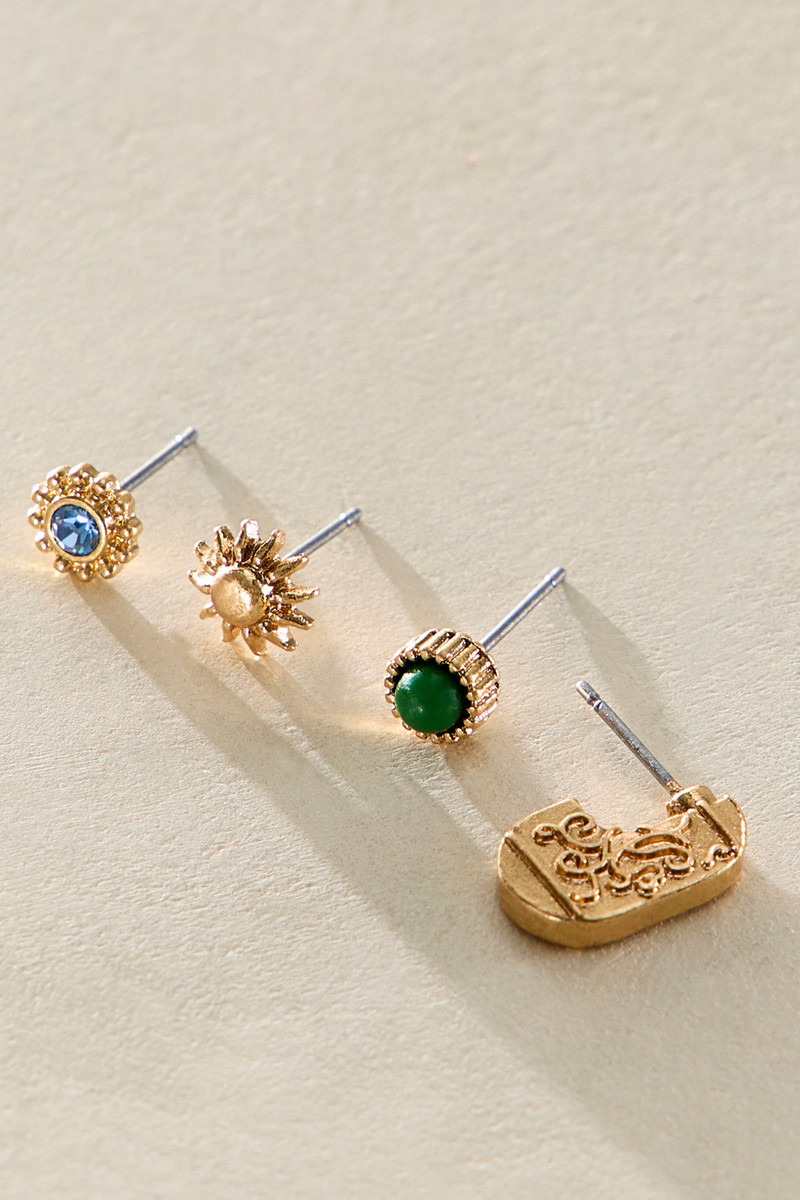 Teeny Tiny Mega Stud Earring Set 3