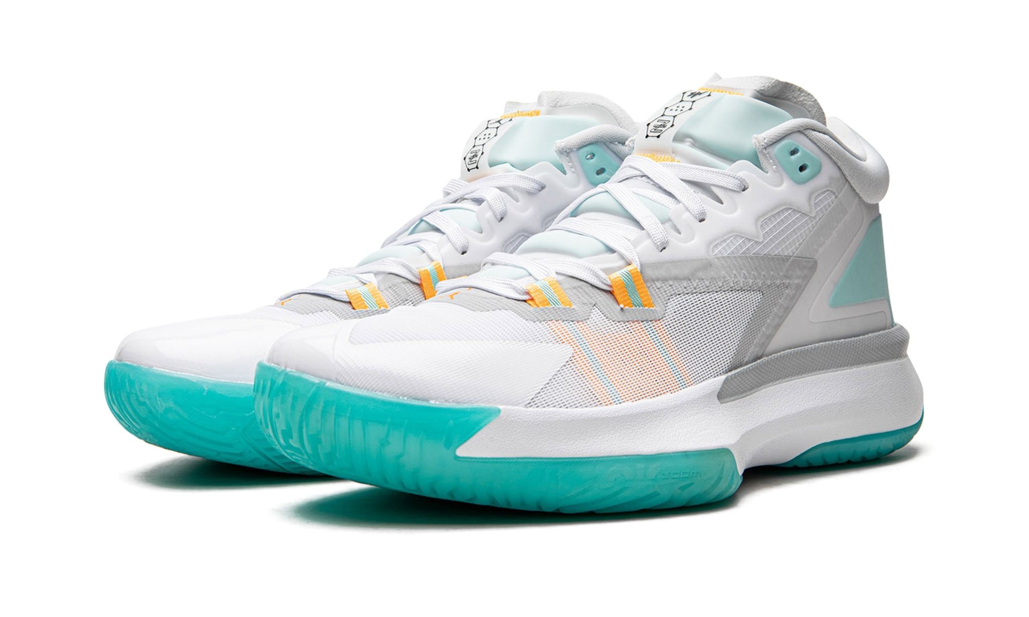 Zion 1 "White / Dynamic Turquoise" - 2