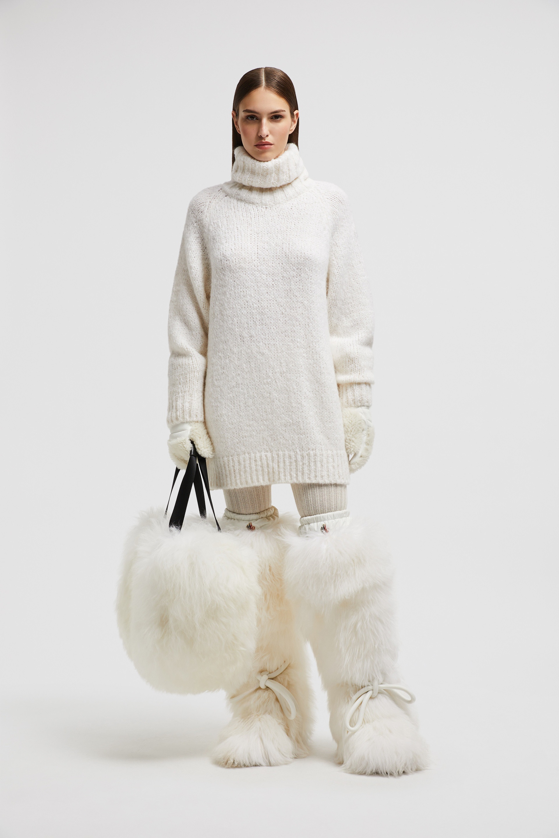 Alpaca & Wool Blend Turtleneck Sweater - 2