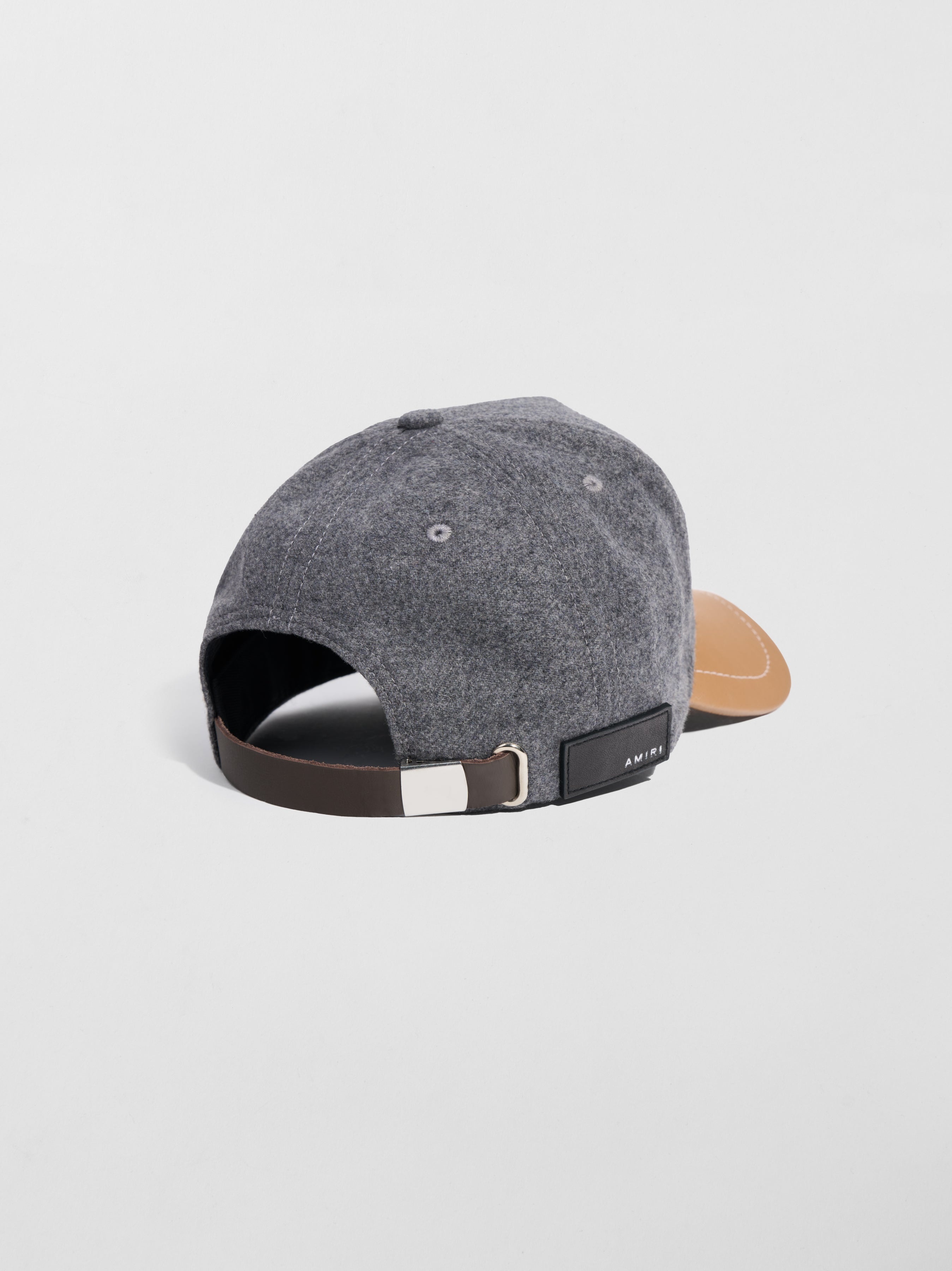 WOOL/LEATHER MA HAT - 3