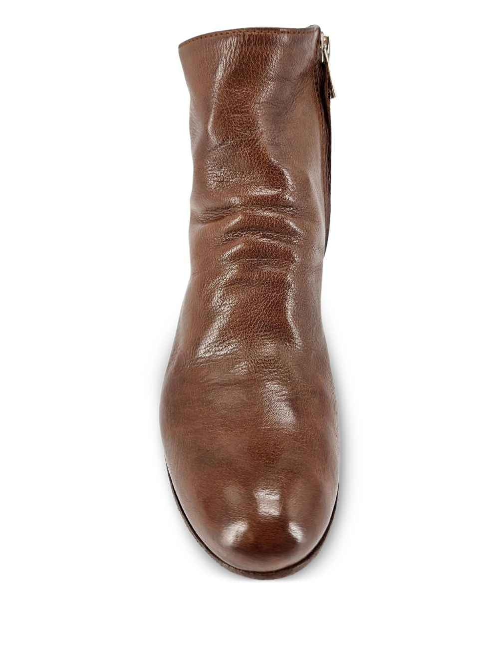 50mm Chabrol side-zip leather ankle boots - 4