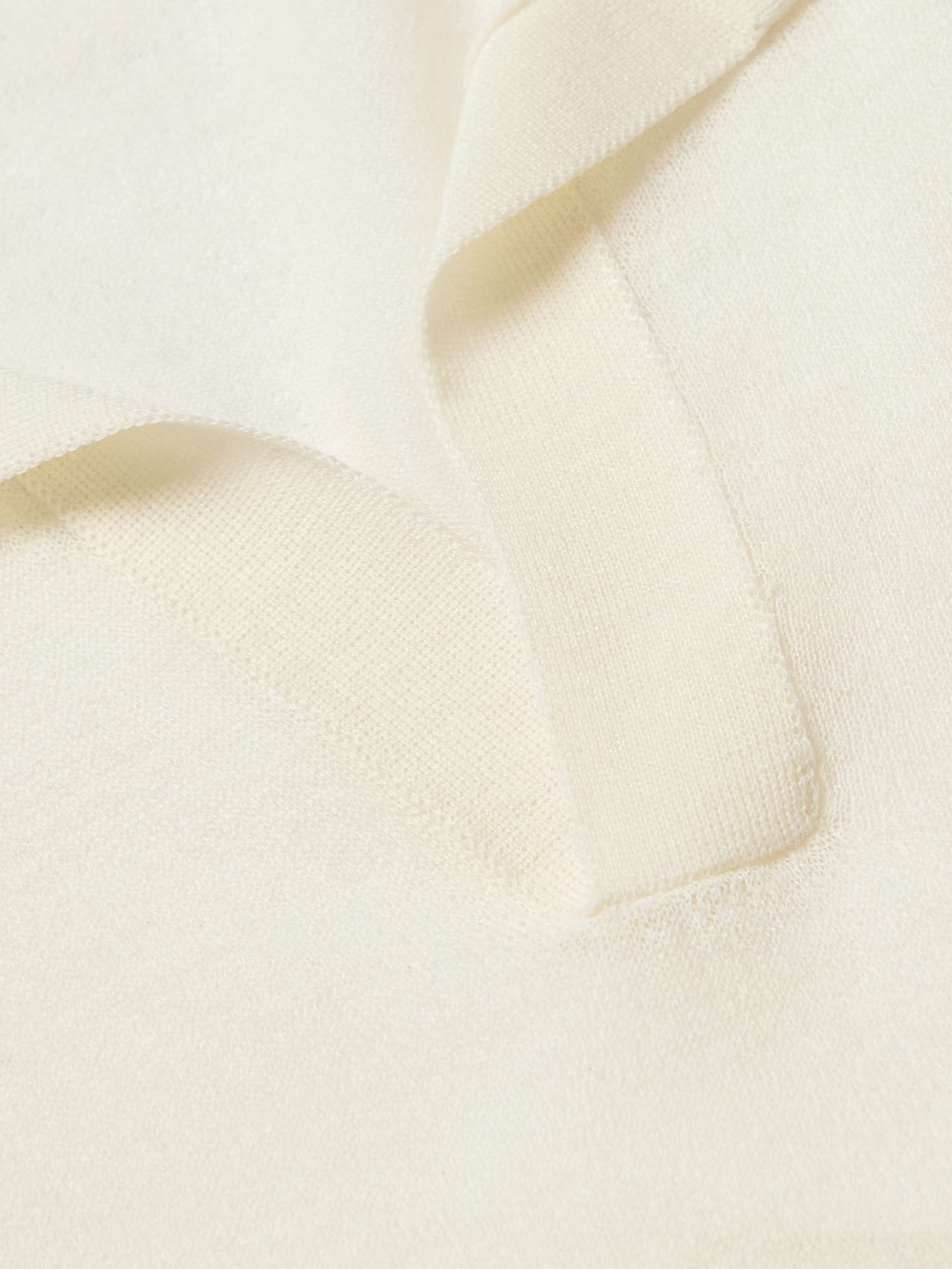 Wool and Silk-Blend Polo Shirt - 4