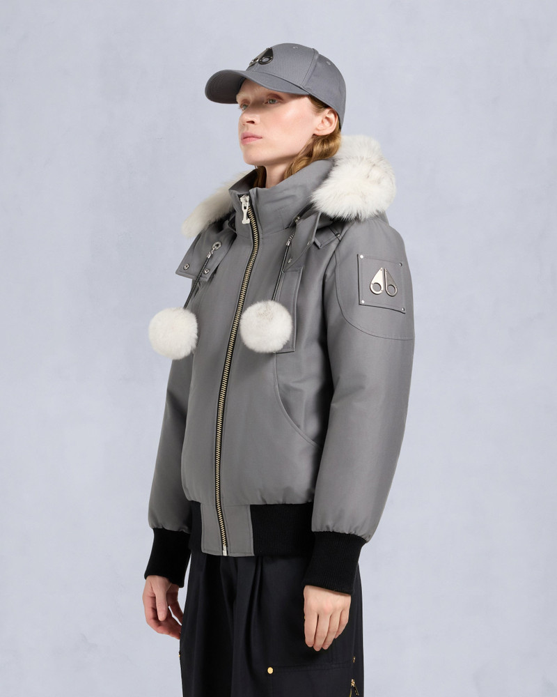 ORIGINAL DEBBIE SHEARLING TRIM BOMBER JACKET 3