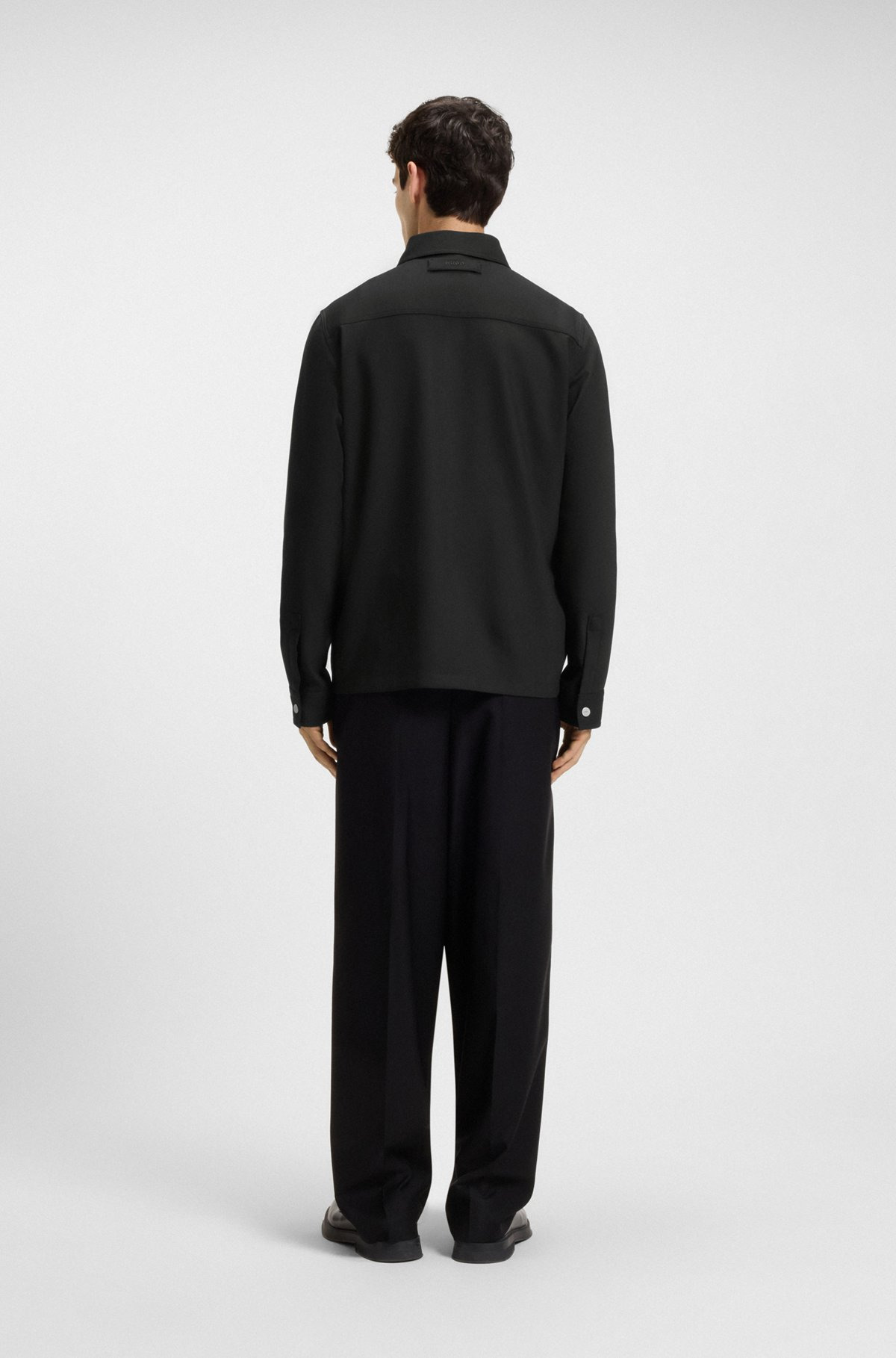 REGULAR-FIT SHIRT WITH TWO-WAY ZIP - 5