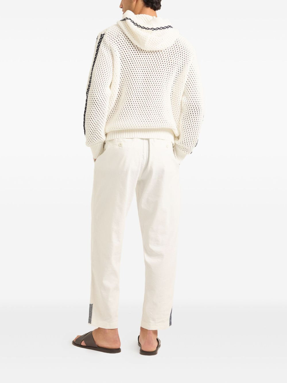 Sonoran drawstring side-stripe trousers - 3