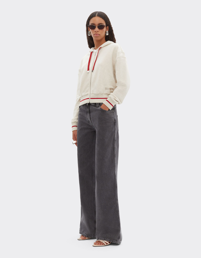 Melange cotton sweatshirt 3