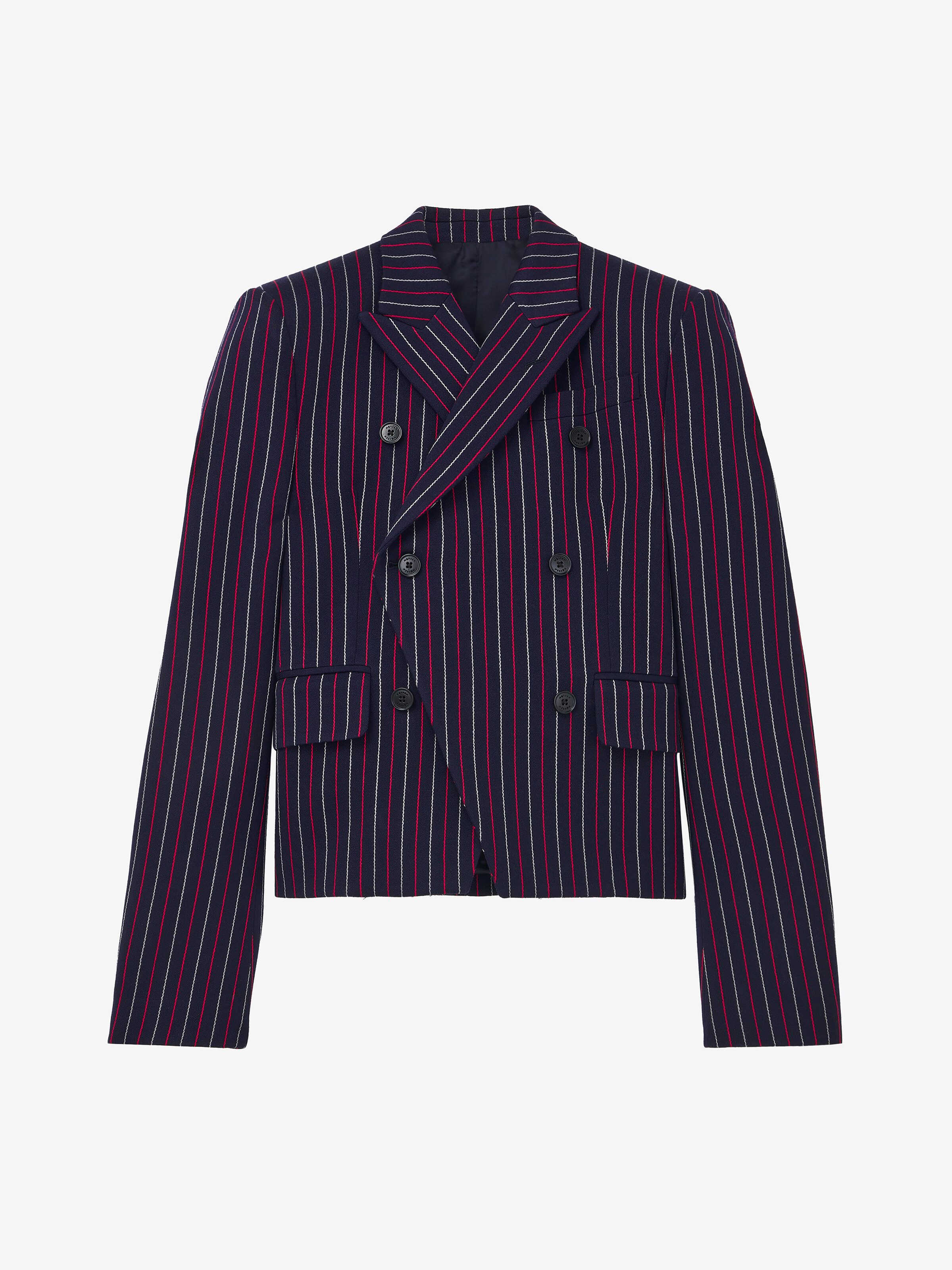 Boat Stripe Cropped Jacket - 1