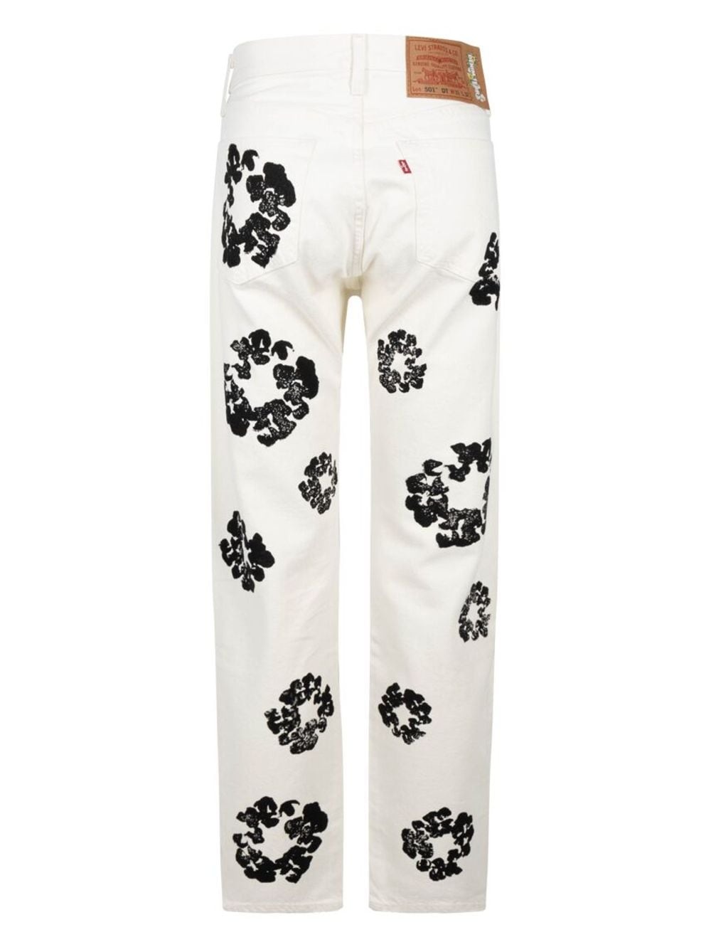 x Levi's wreath-print straight-leg jeans - 3