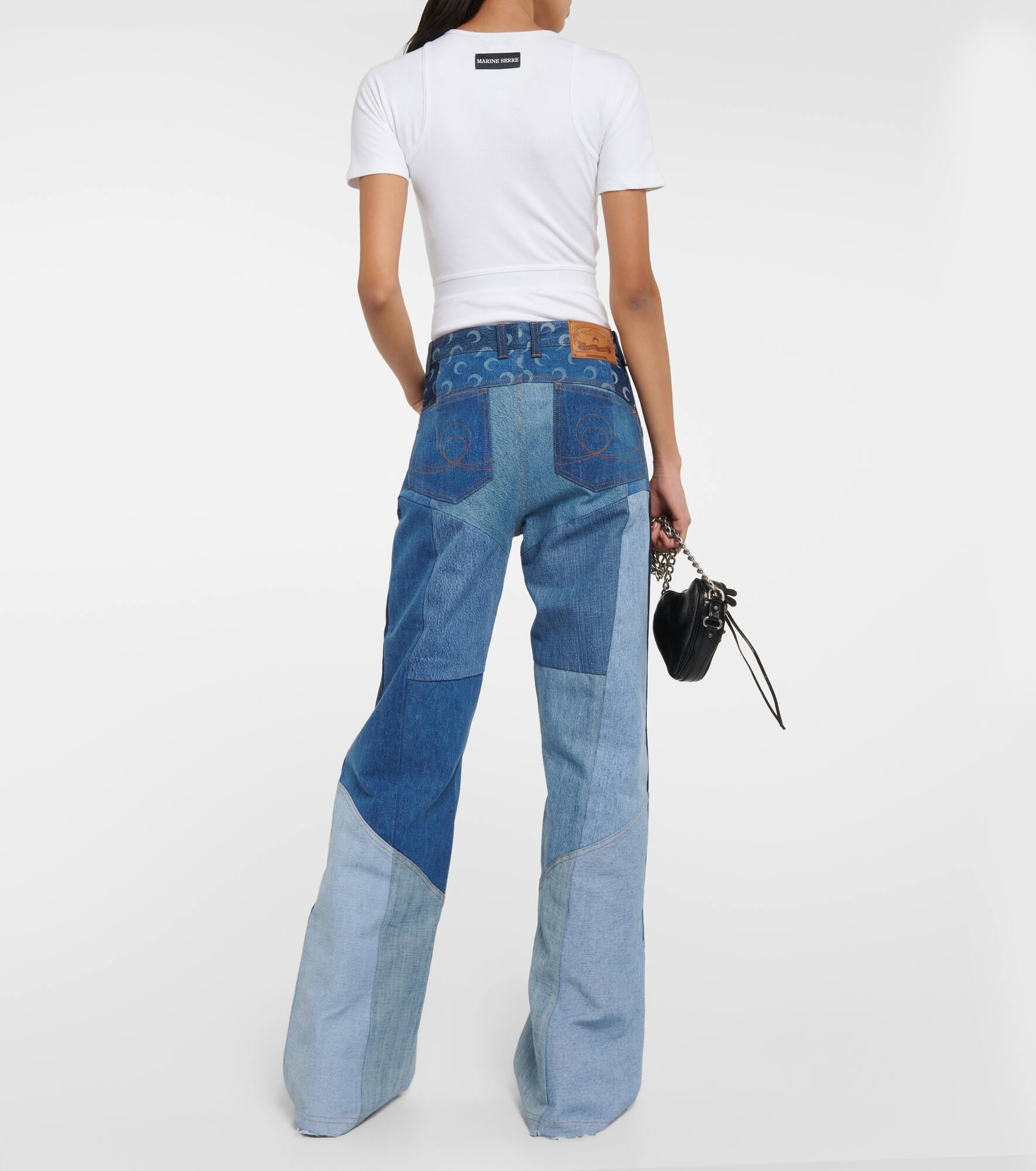Regenerated wide-leg jeans - 3