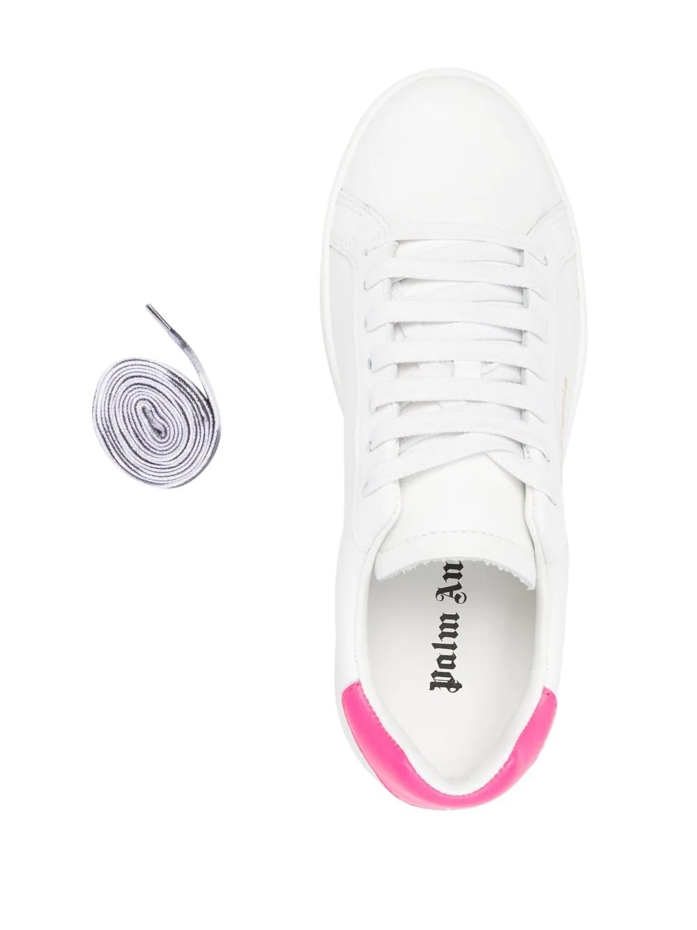 Tennis logo-embossed low-top sneakers - 4