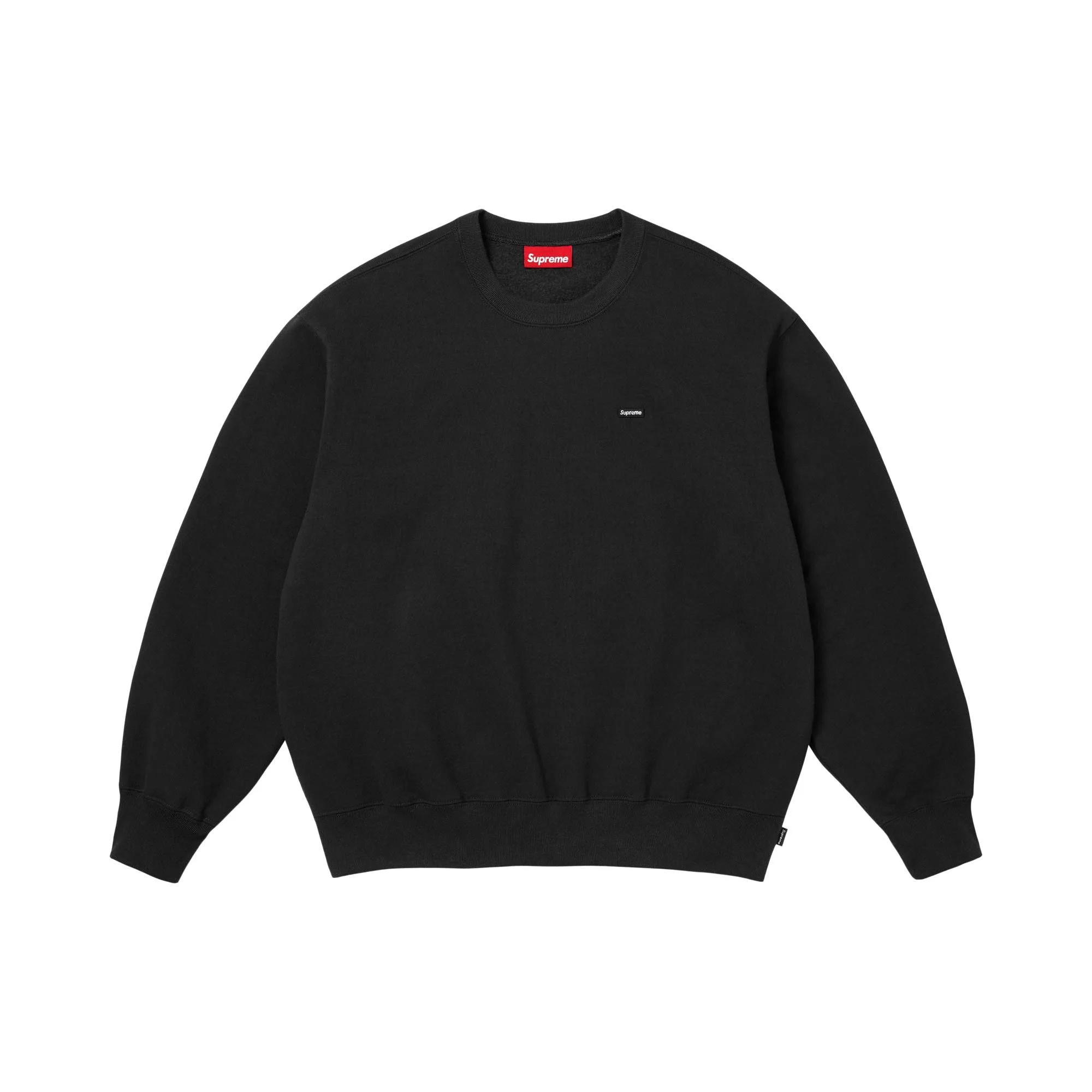 Supreme Small Box Crewneck 'Black' - 1