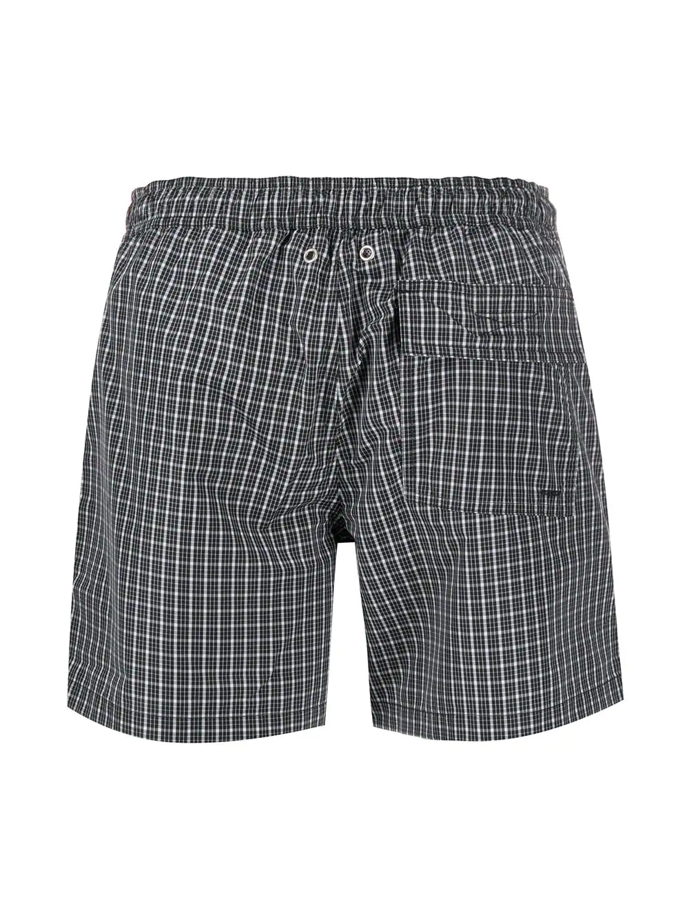 checked swim shorts - 2