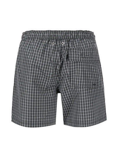 Raf Simons checked swim shorts outlook