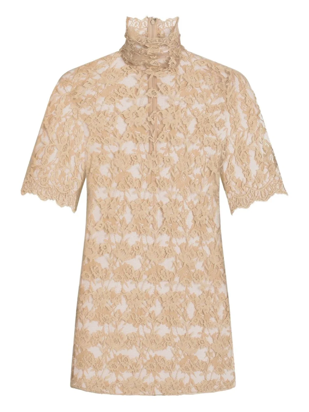 floral-lace blouse - 1