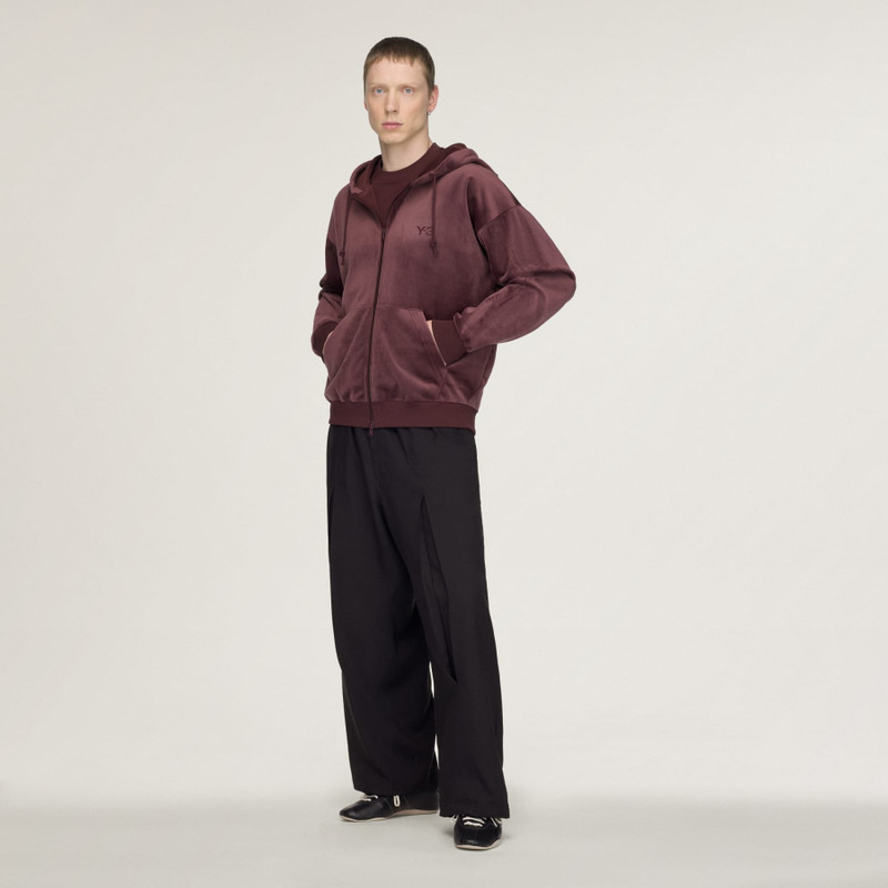Y-3 VELVET CORDUROY ZIPPER HOODIE 5
