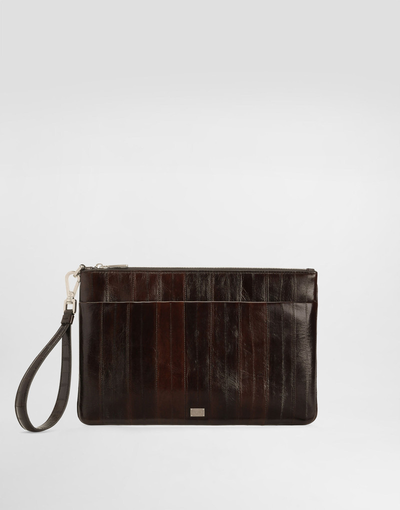 Eel leather necessaire 1