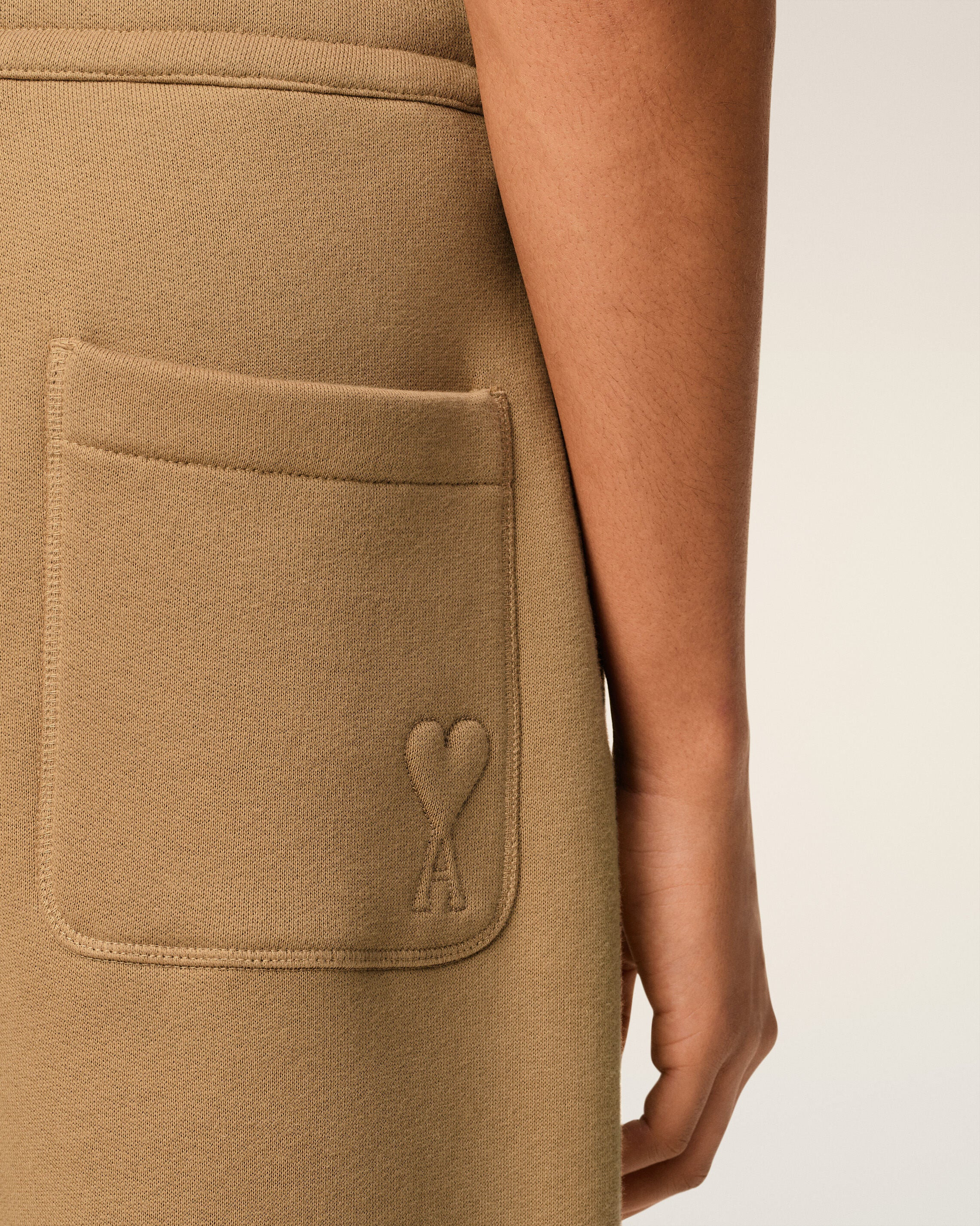 BROWN COTTON FLARE AMI DE CŒUR JOGGING - 5