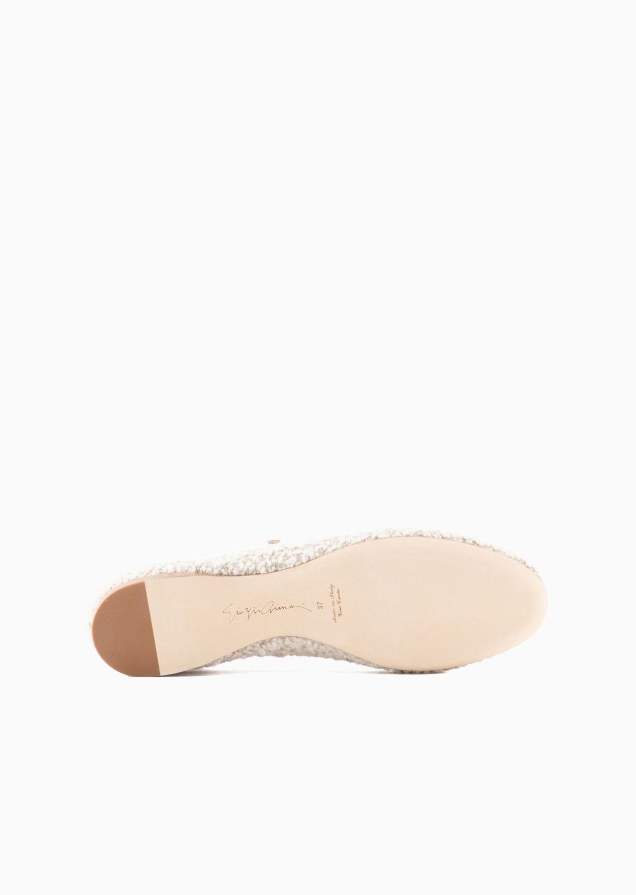 Bouclé-effect wool ballerinas - 6