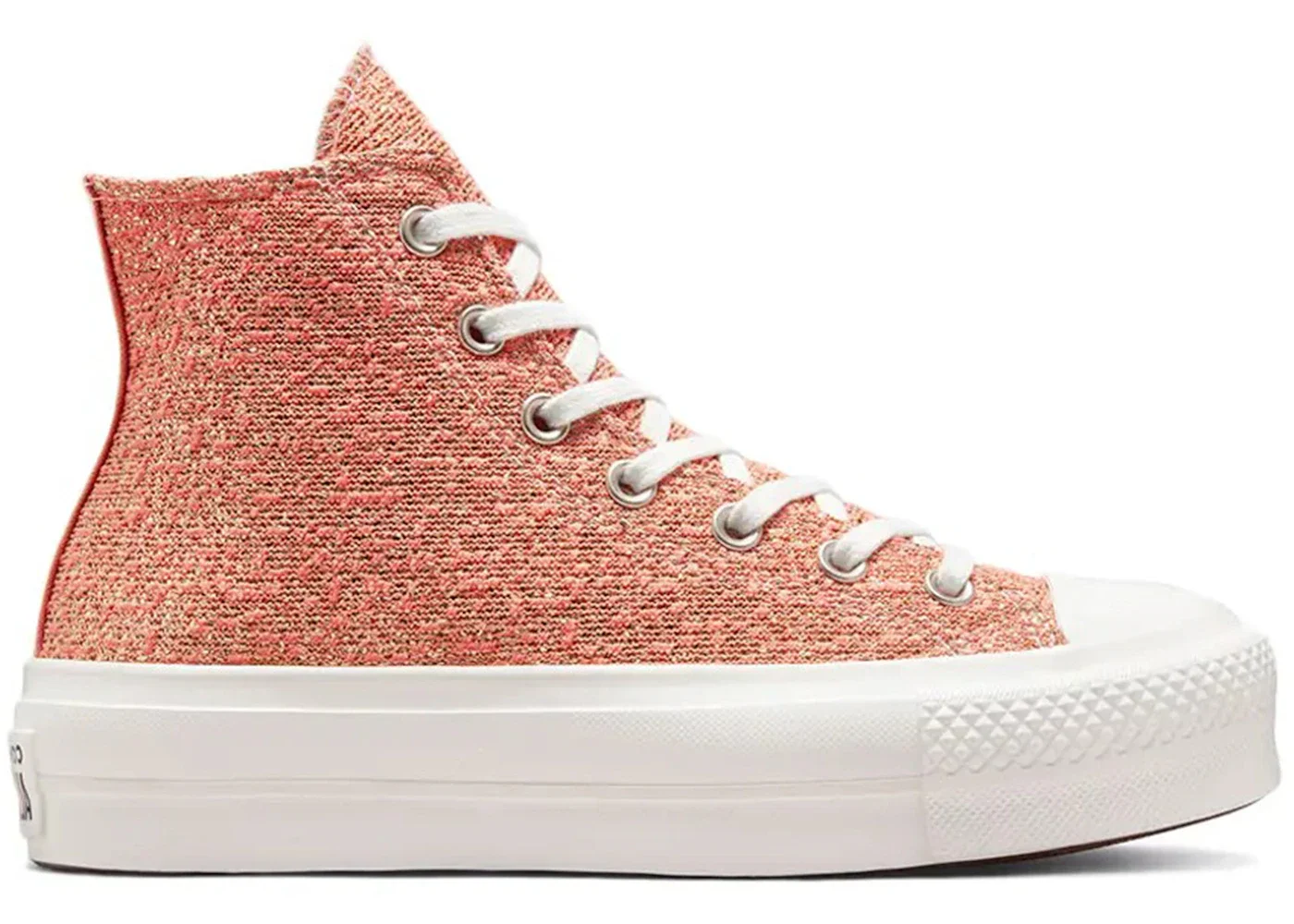 Converse Chuck Taylor All Star Lift Hi Metallic Shimmer Healing Clay (Women's) - 1