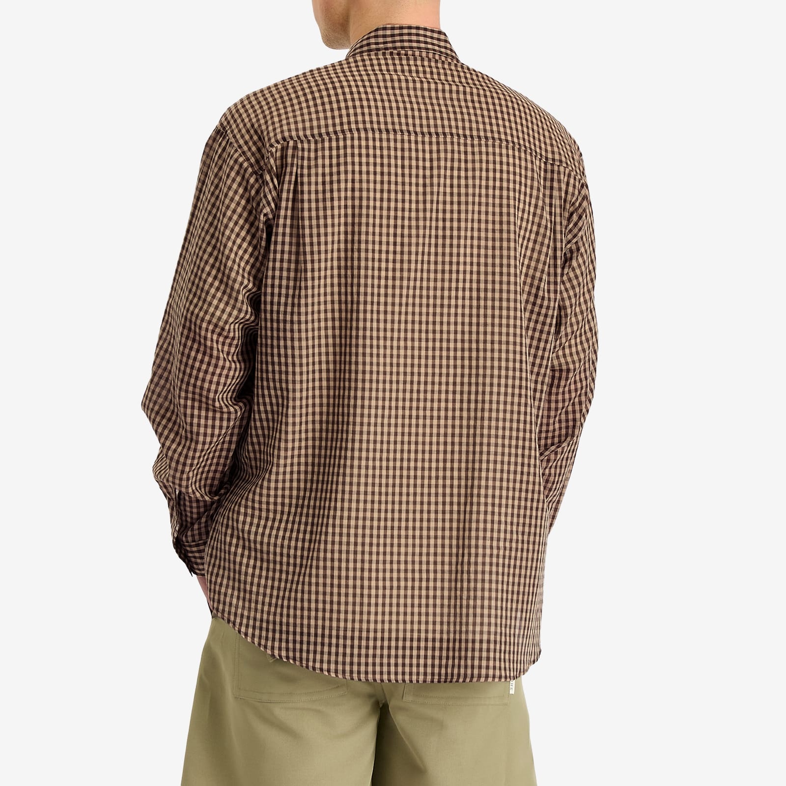 AURALEE Auralee Airy Light Cotton Check Big Shirt | REVERSIBLE