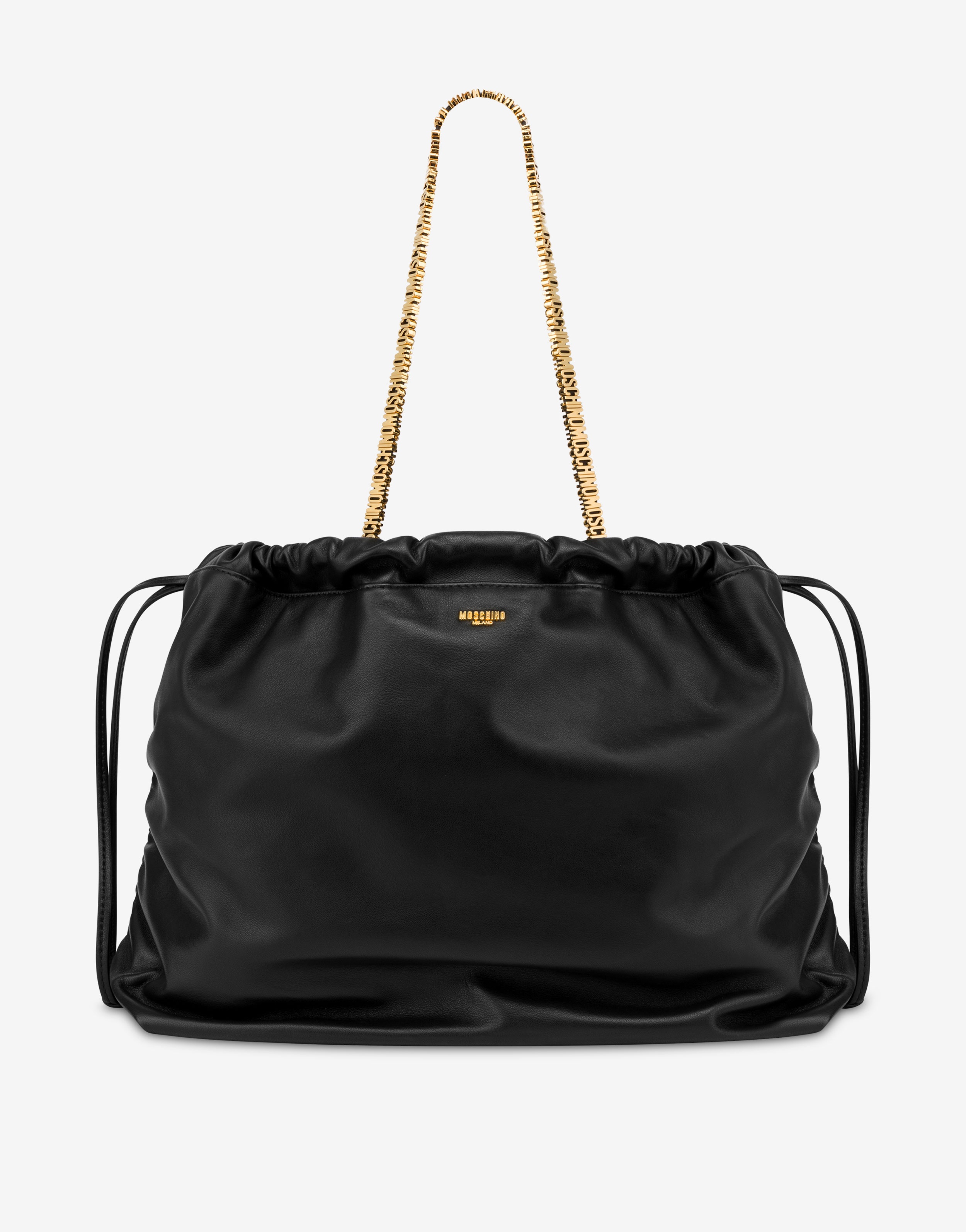 MINI LETTERING NAPPA LEATHER SHOPPER - 1