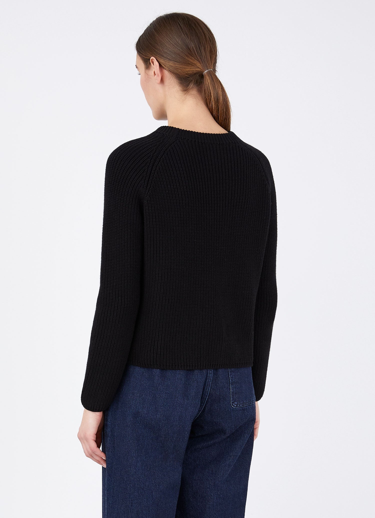 Cotton Boxy Crew Jumper - 3