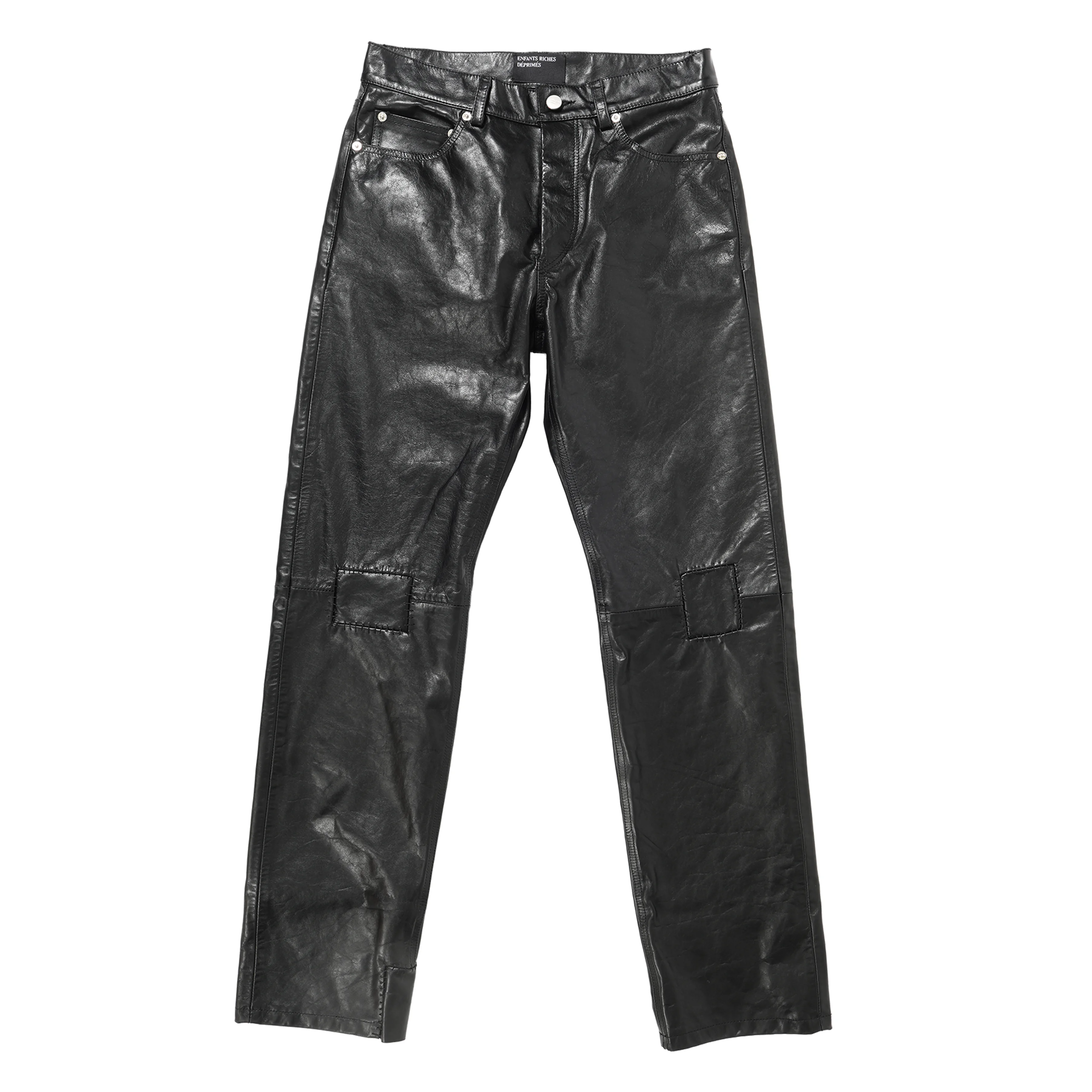 REPAIRED TOMMY TONSIL LEATHER JEANS - 1