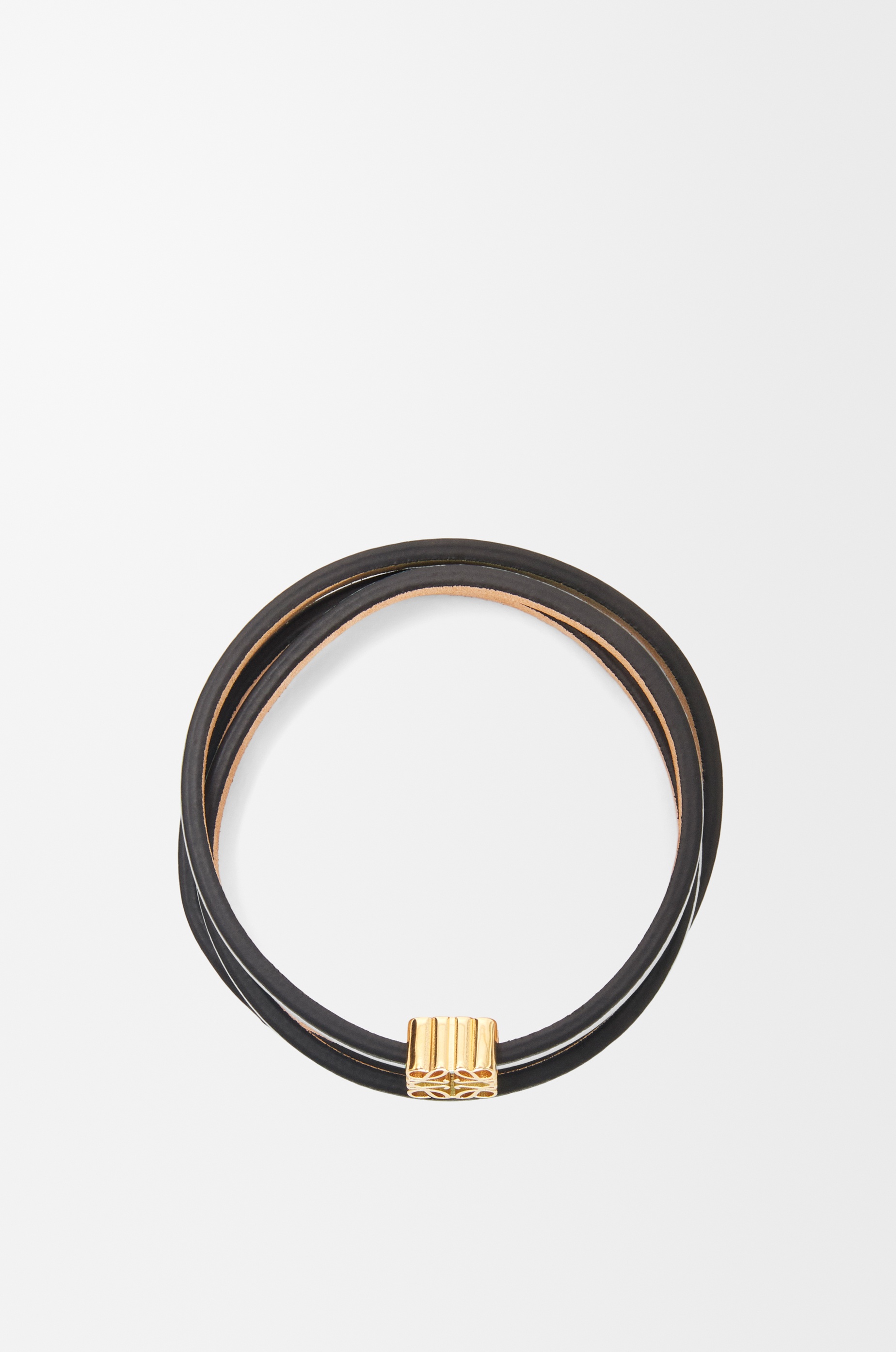 Twist bangle in calfskin - 3