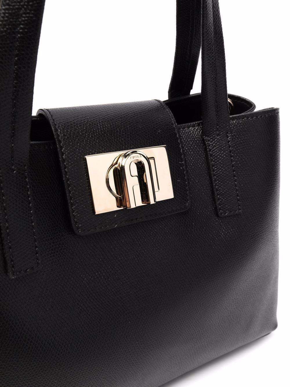 square-buckle tote bag - 4