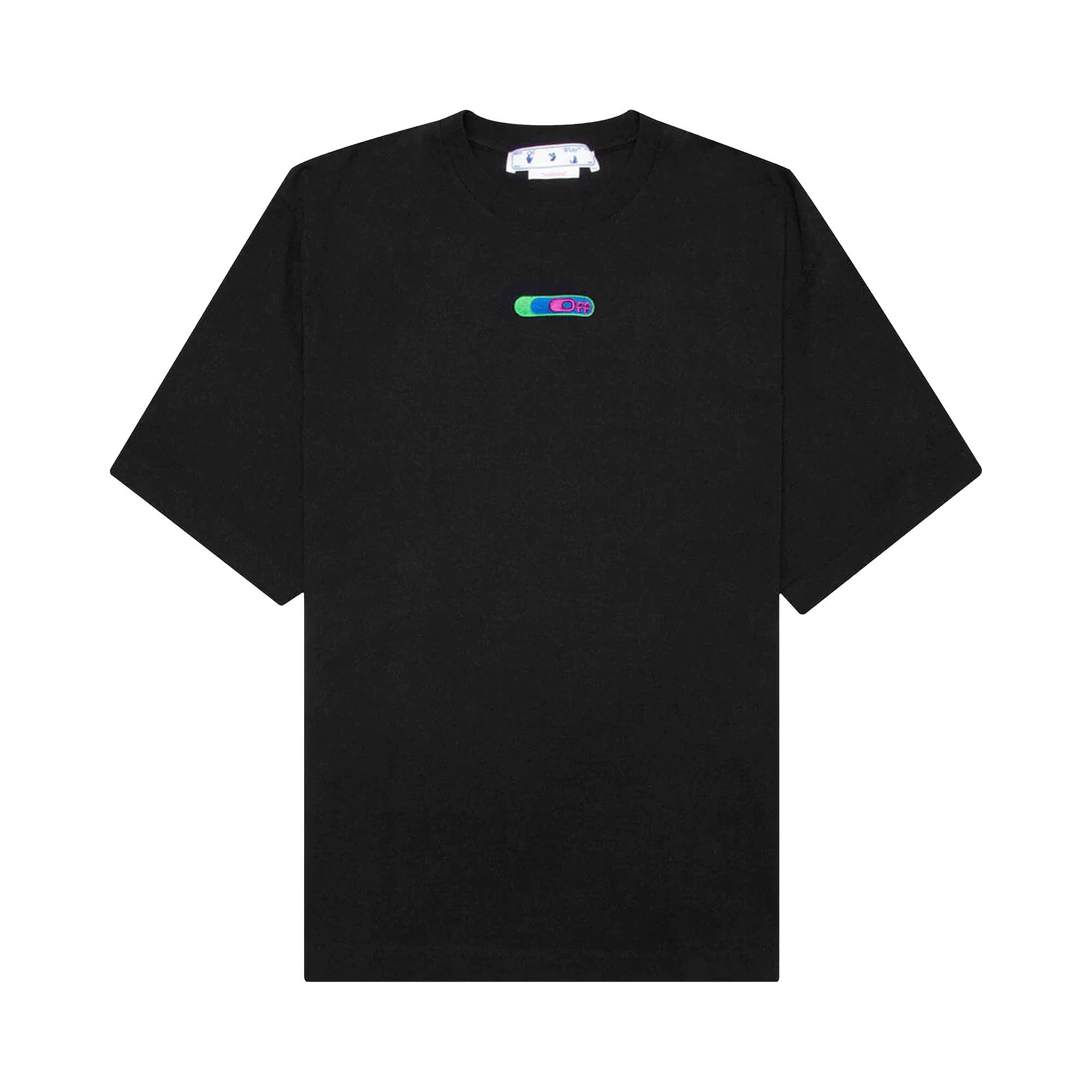 Off-White Weed Arrows Over Skate Short-Sleeve Tee 'Black/Green' - 1