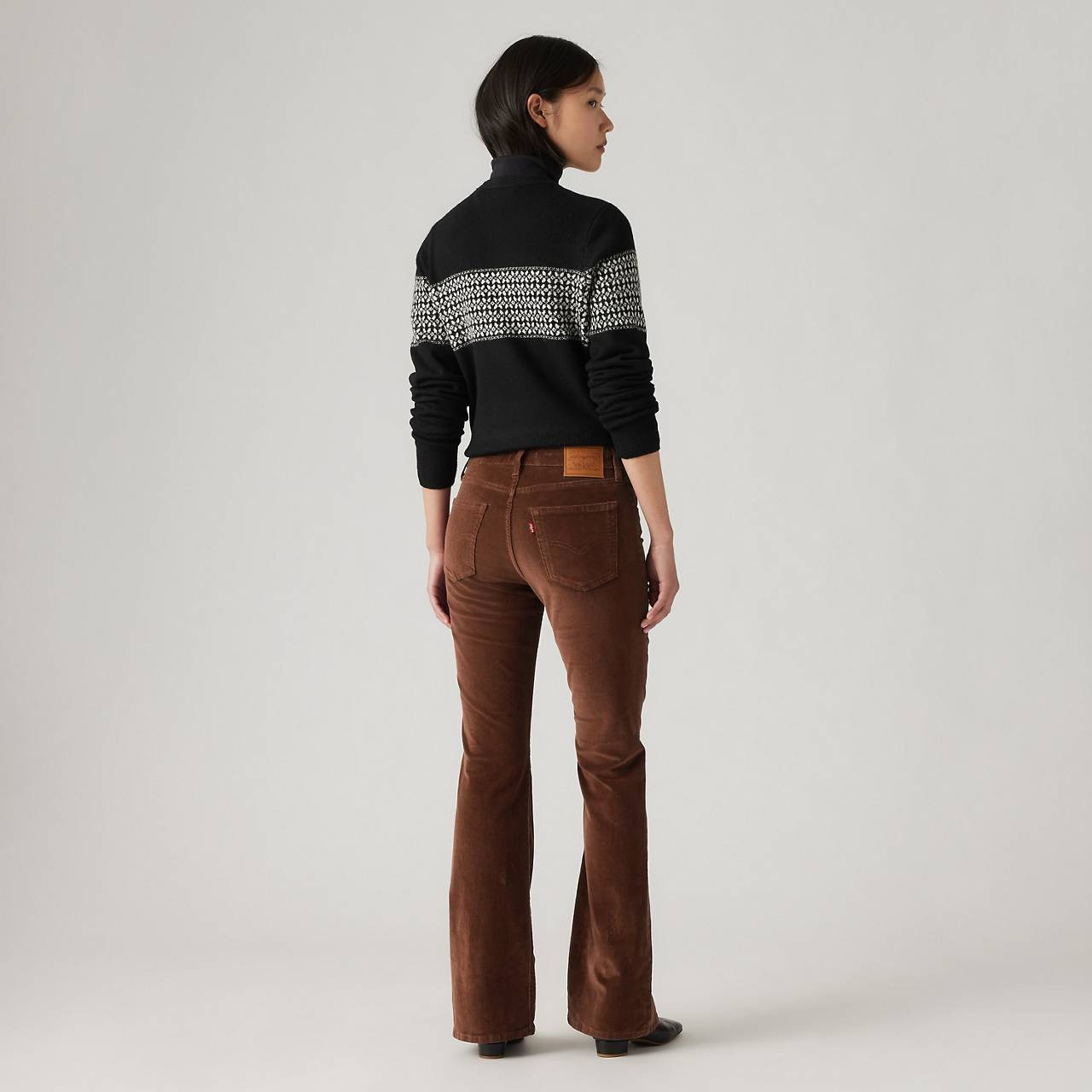726 HIGH-RISE FLARE CORDUROY WOMEN'S PANTS - 5